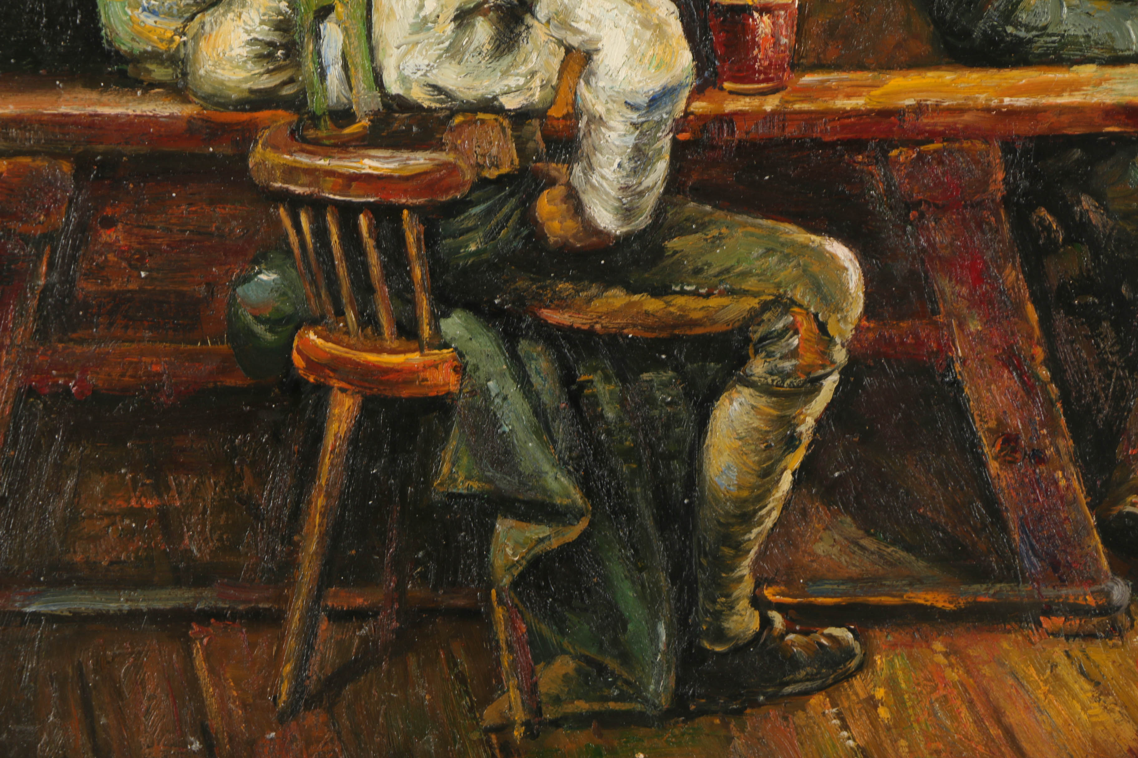 Oil Painting "After the Harvest"