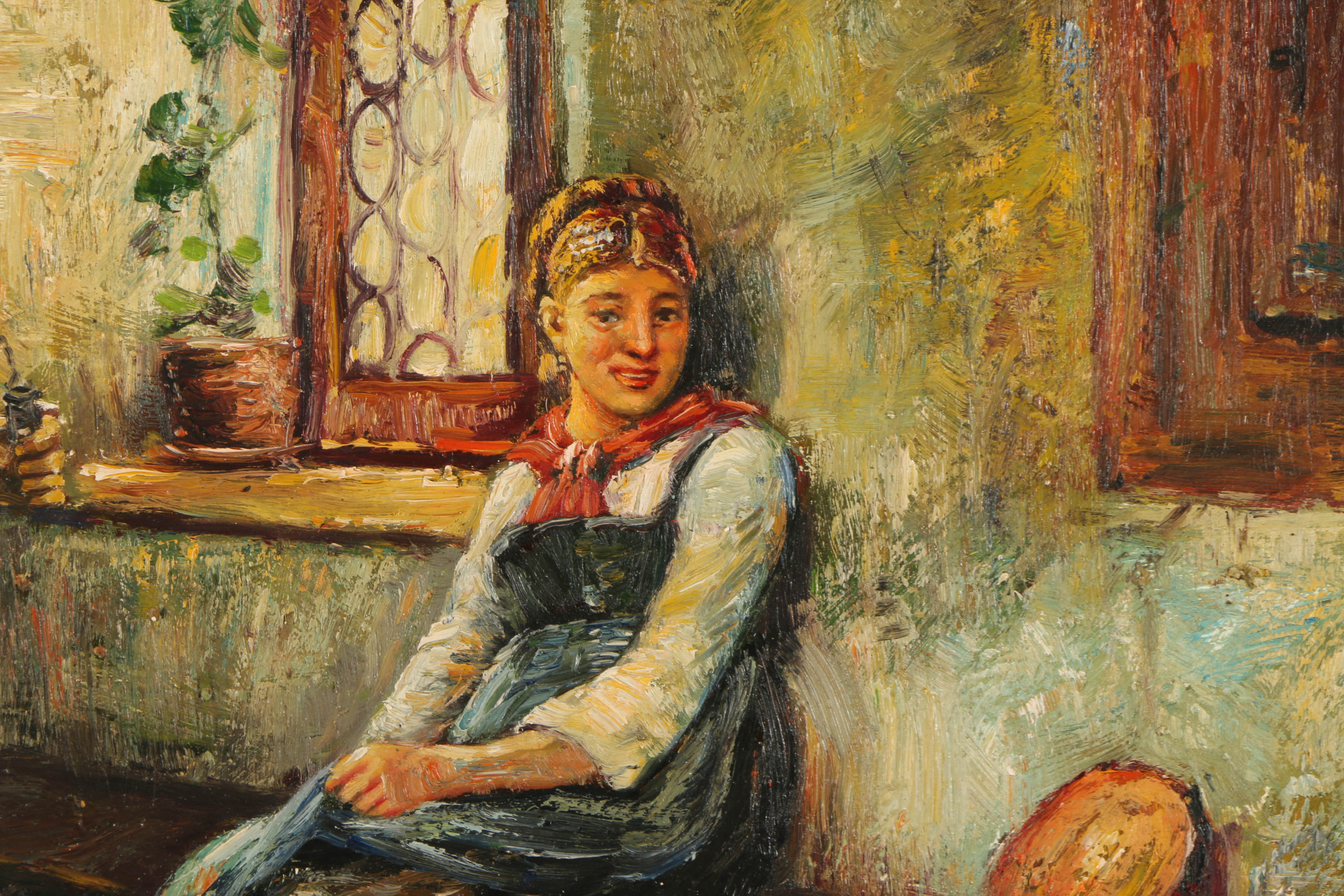 Oil Painting "After the Harvest"