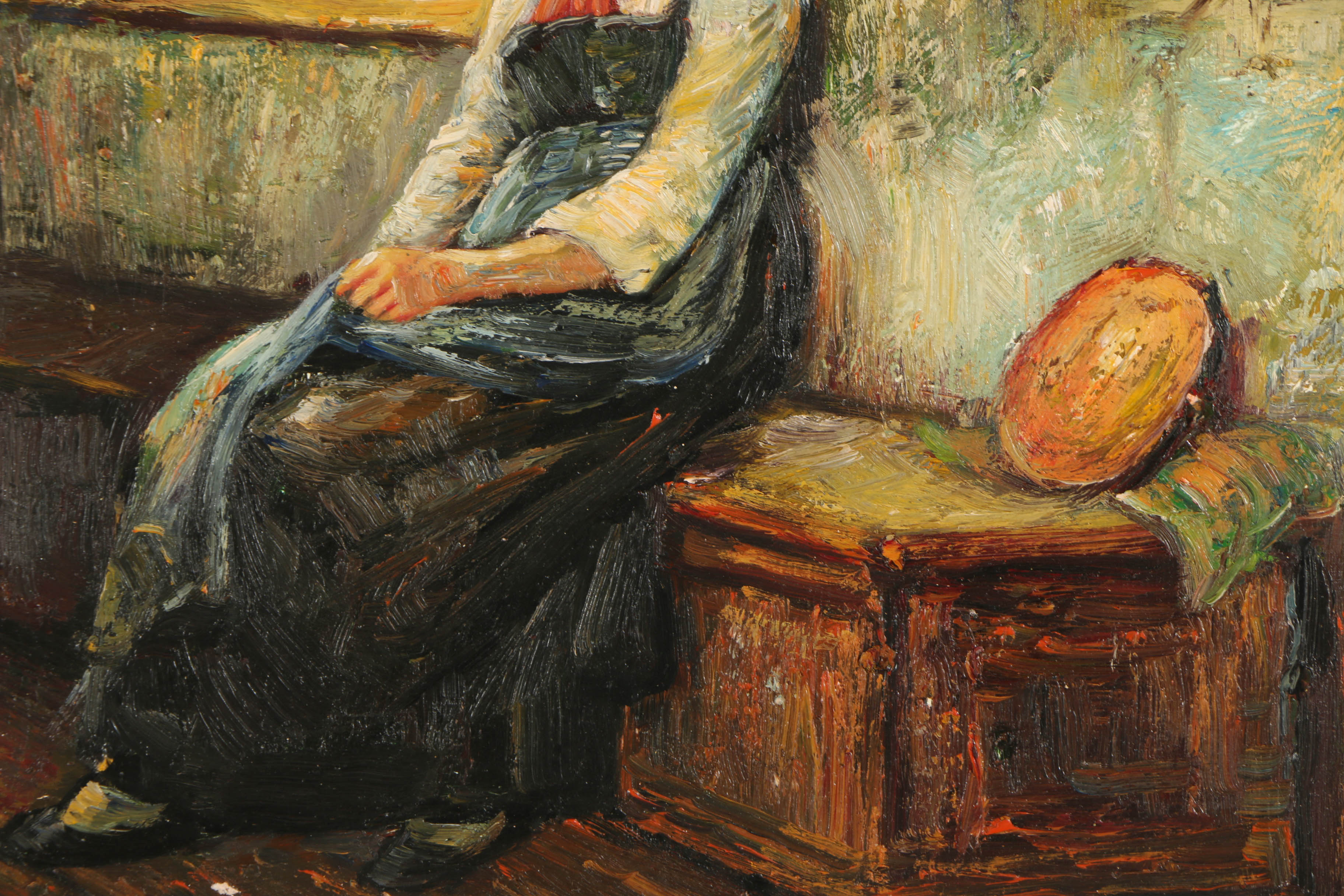 Oil Painting "After the Harvest"