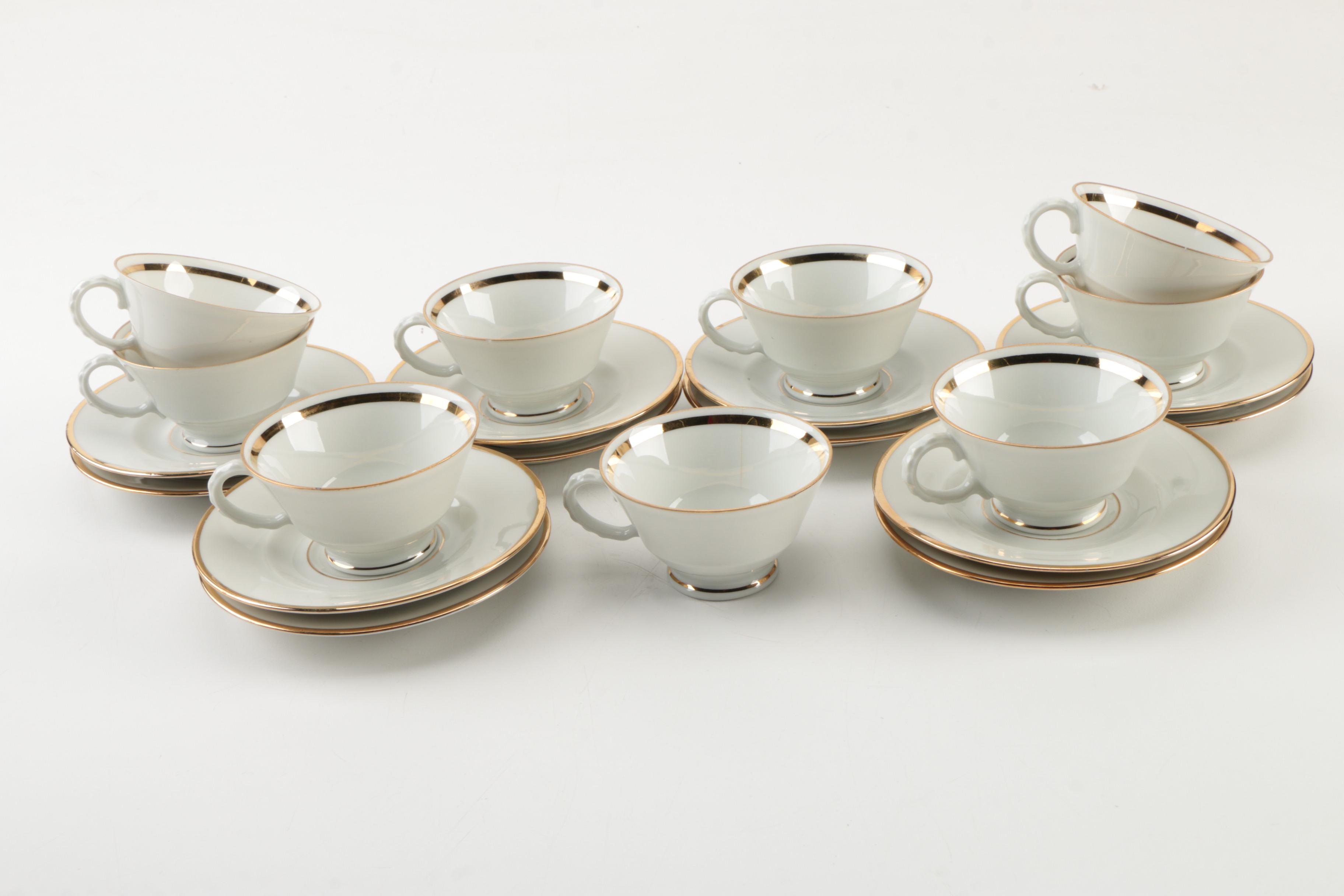 Johann Seltmann Porcelain Tea Service, Circa 1950