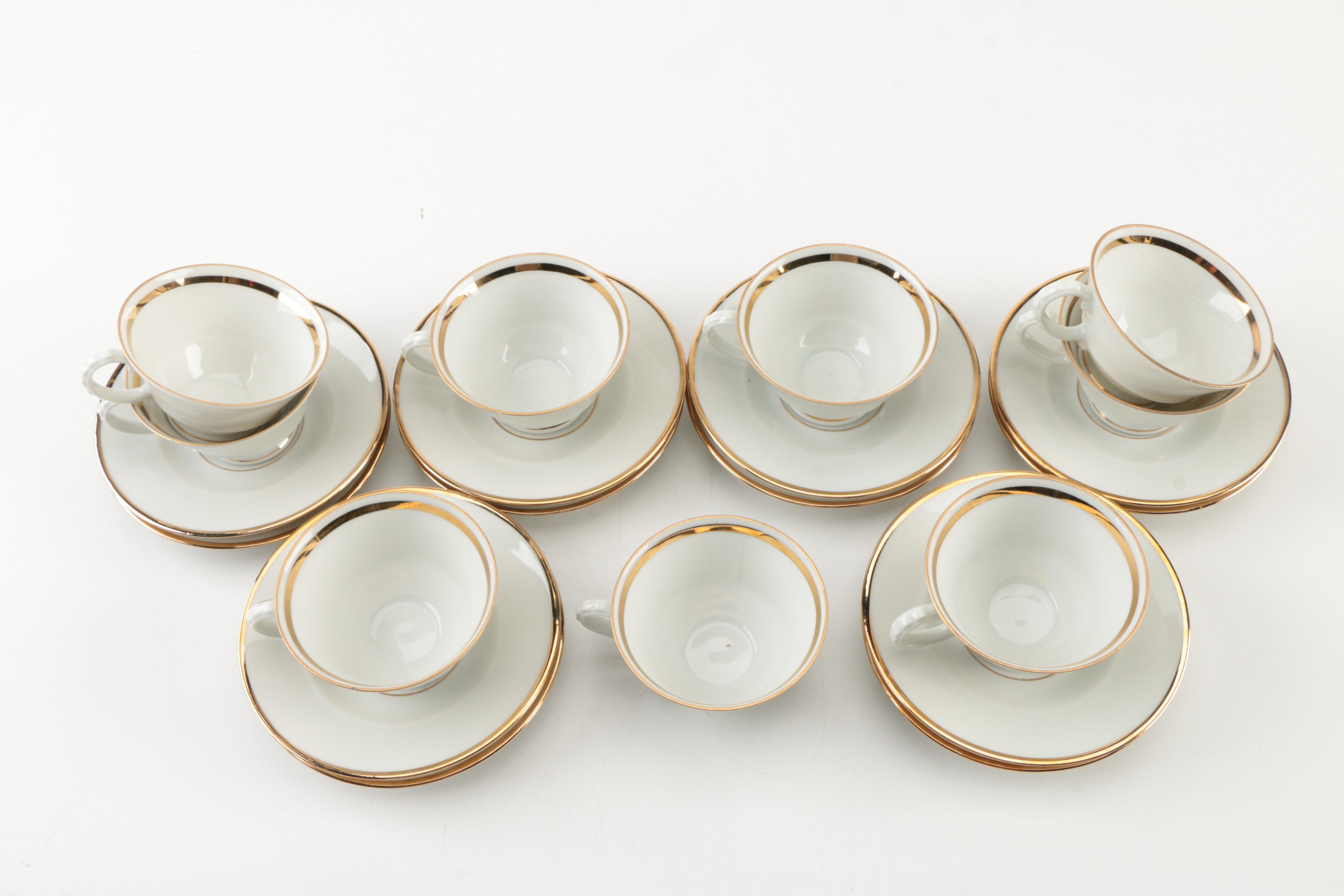 Johann Seltmann Porcelain Tea Service, Circa 1950