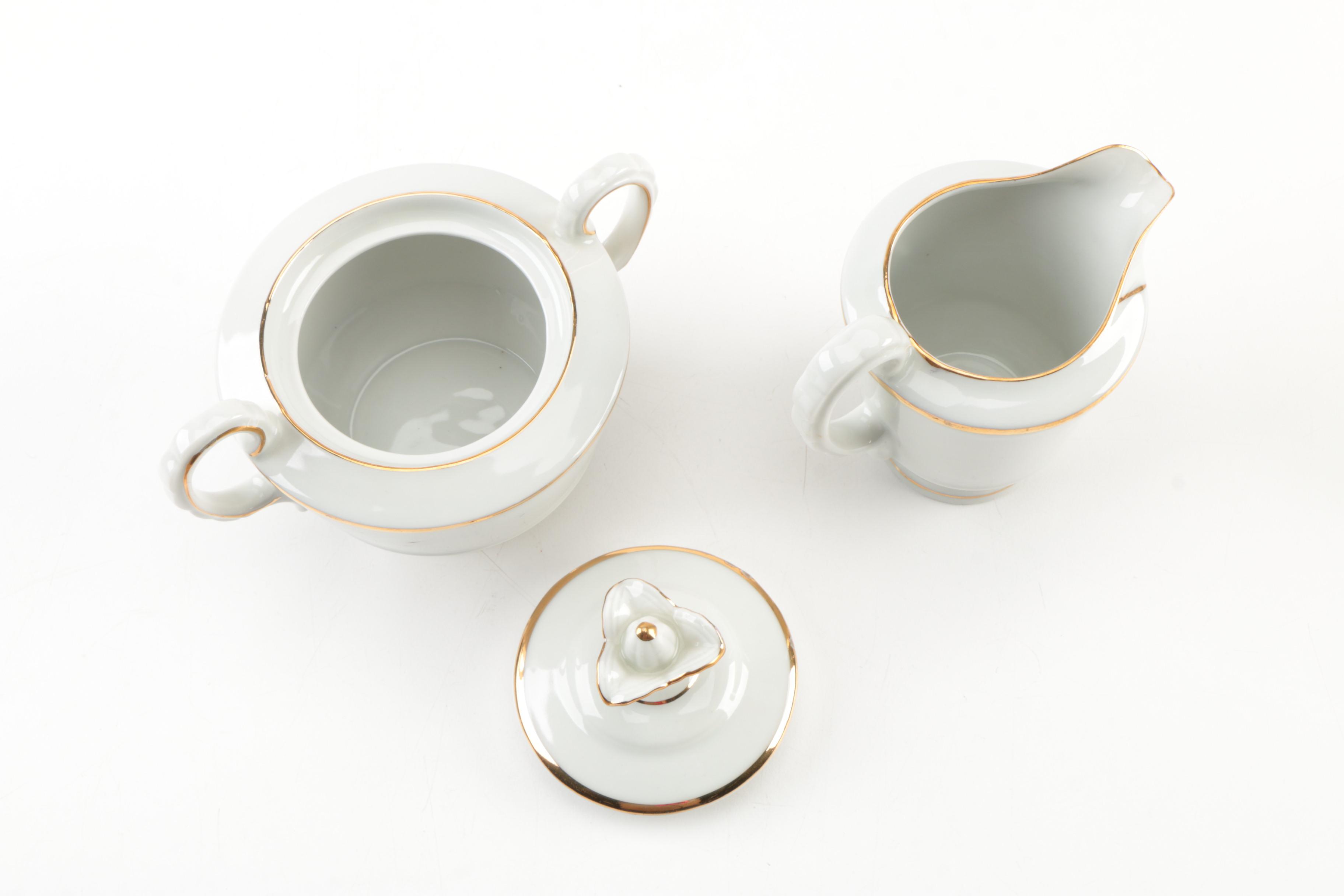 Johann Seltmann Porcelain Tea Service, Circa 1950