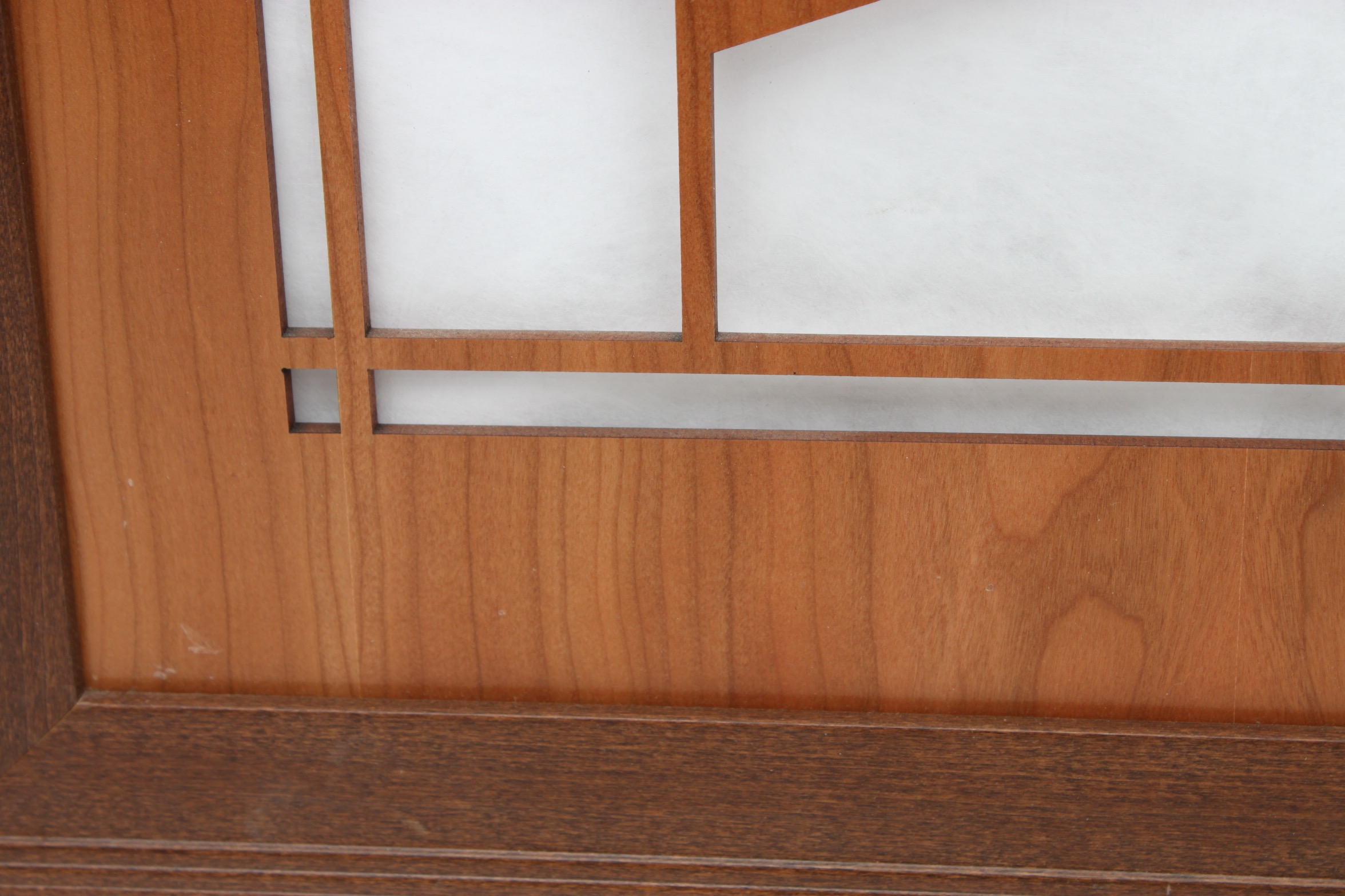 Lasercut Wood Screen After Frank Lloyd Wright Robie House Wood Screen