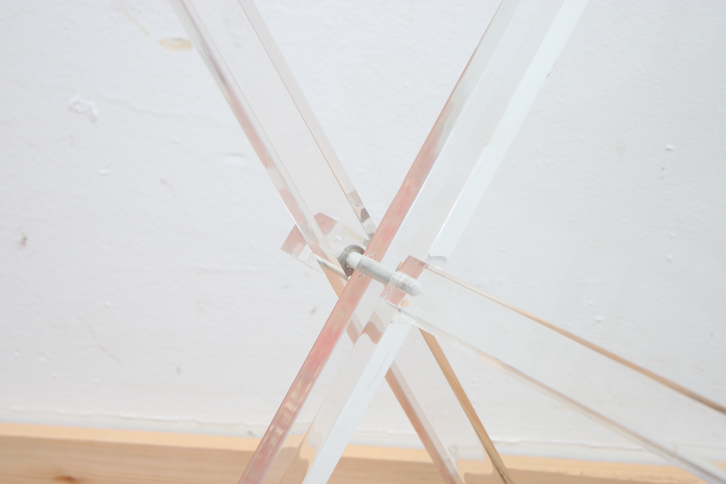 Vintage Lucite Folding Luggage Stand by Creations at Dallas