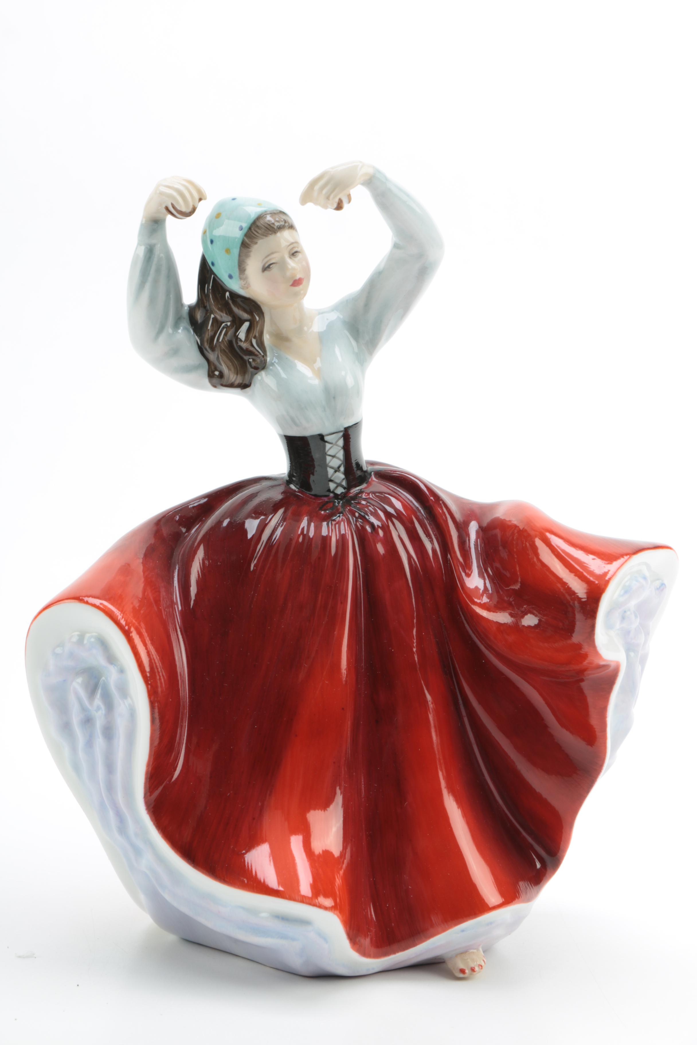 Royal Doulton "Karen" and "Innocence" Porcelain Figurines