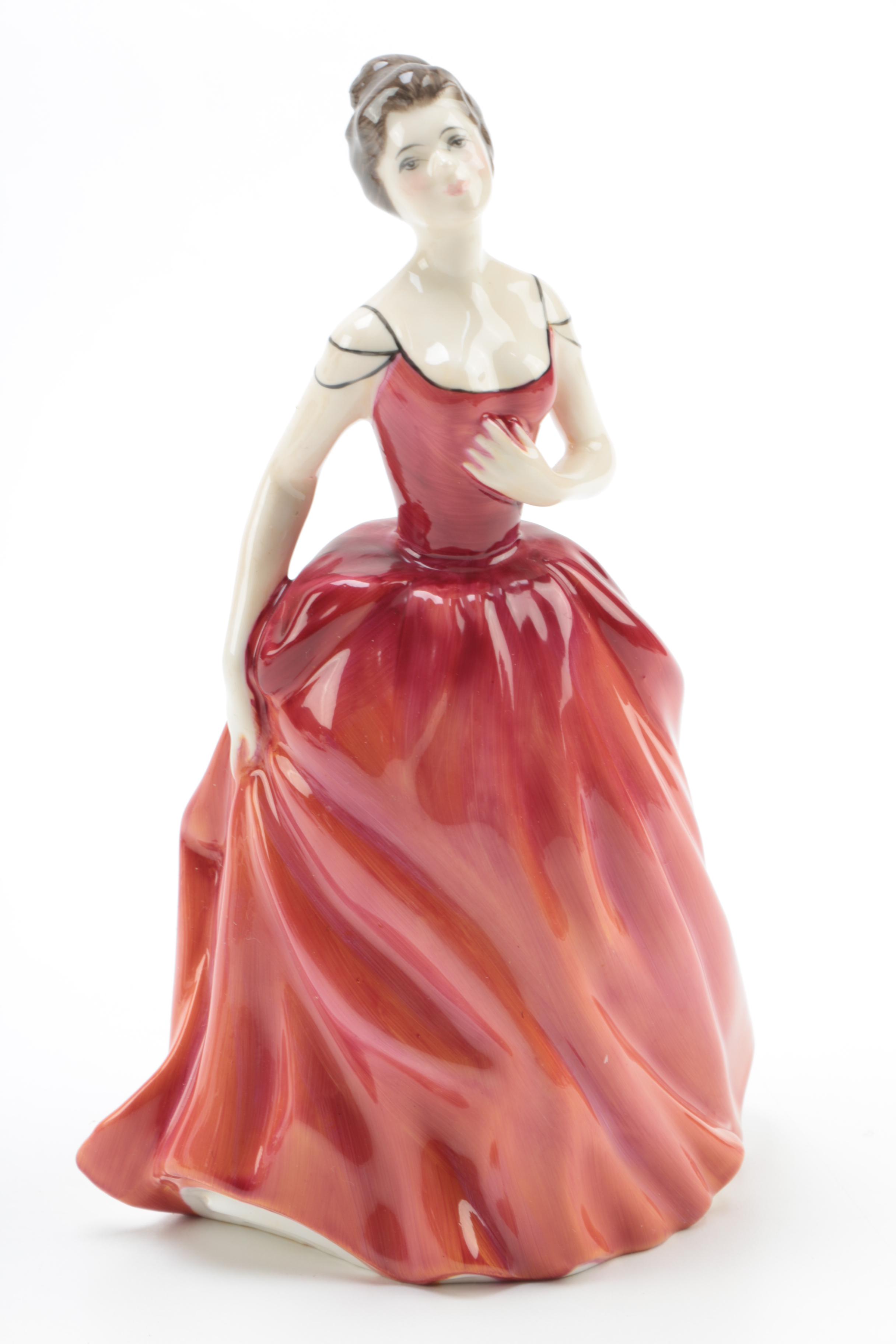 Royal Doulton "Karen" and "Innocence" Porcelain Figurines