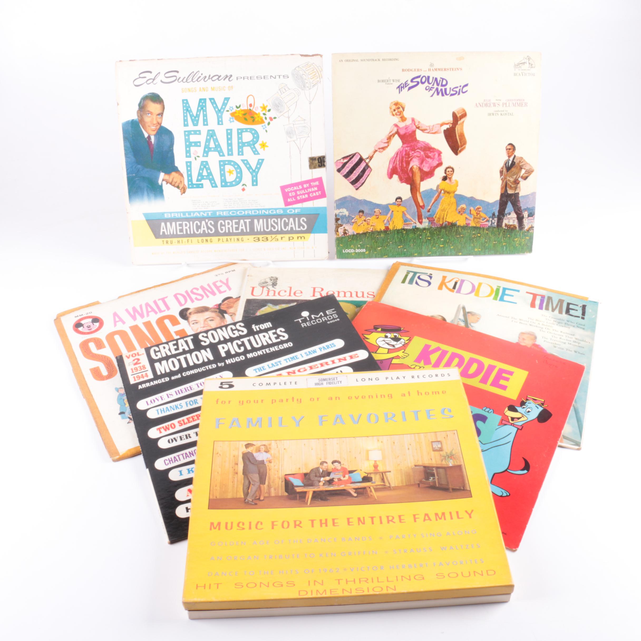 Vintage Dance Bands, Movie Soundtracks, and Children's LPs