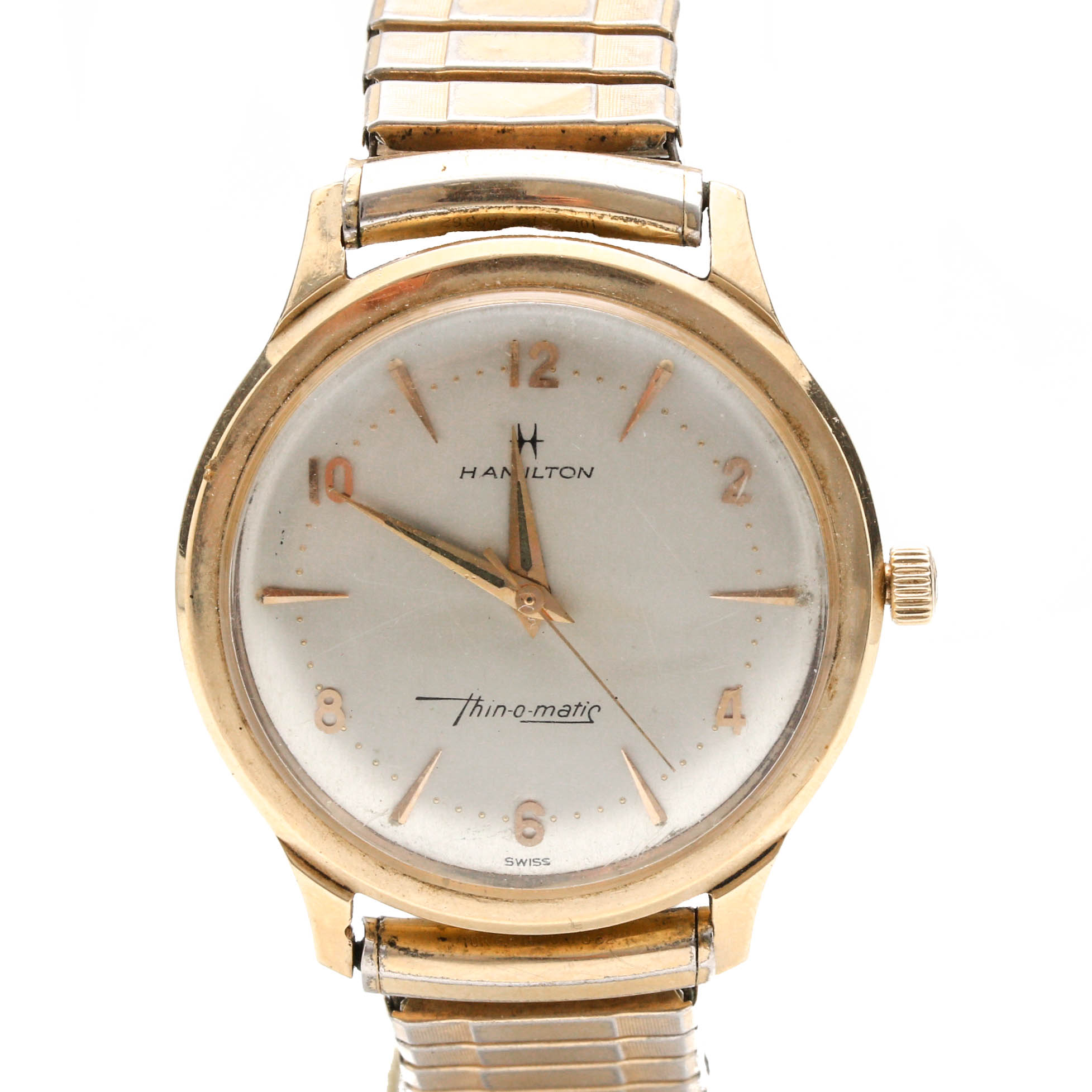 Hamilton Thin-O-Matic 14K Yellow Gold Watch
