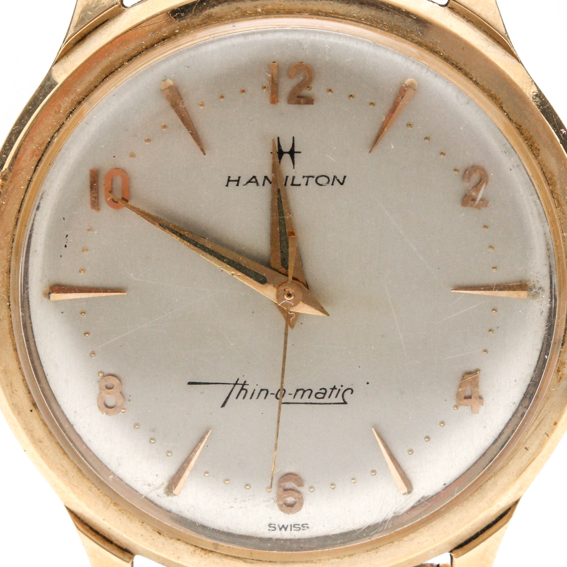 Hamilton Thin-O-Matic 14K Yellow Gold Watch