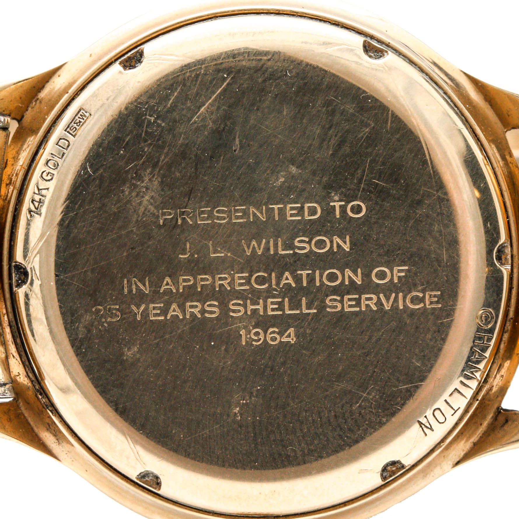 Hamilton Thin-O-Matic 14K Yellow Gold Watch