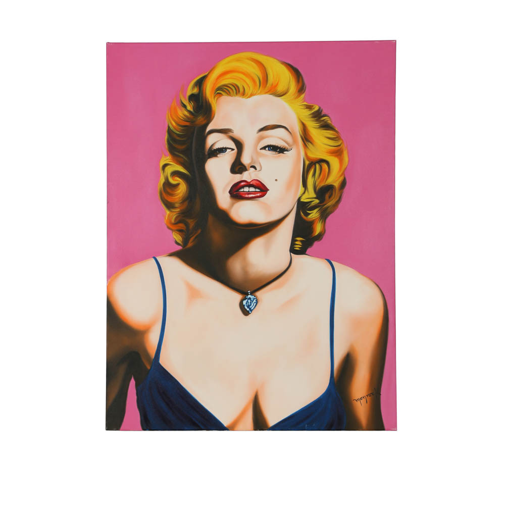 Hector Monroy Oil "Marilyn Monroe"