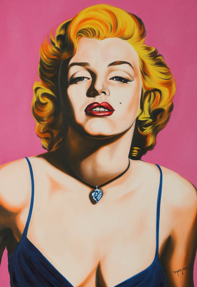 Hector Monroy Oil "Marilyn Monroe"