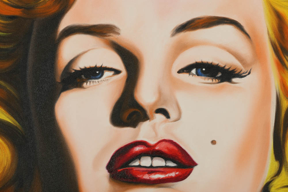 Hector Monroy Oil "Marilyn Monroe"
