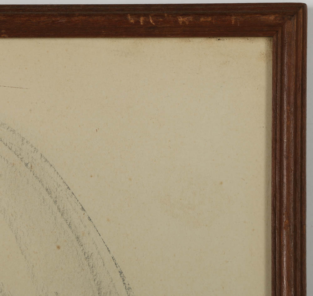 Albert Decaris Graphite Drawing