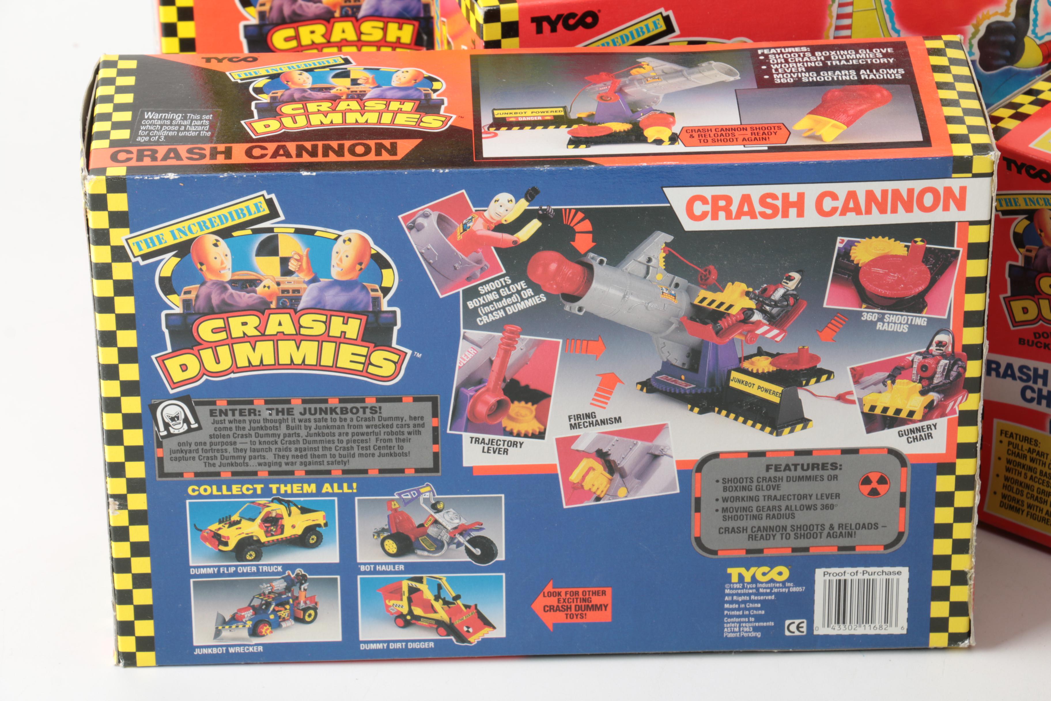 Vintage Tyco Crash Dummies Toys