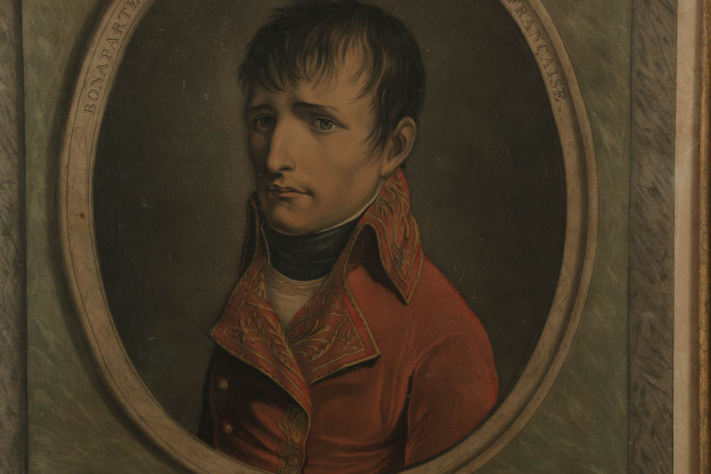 Intaglio After Louis Léopold Boilly "Portrait of Napoleon as First Consul"
