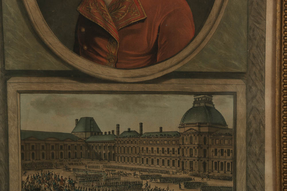 Intaglio After Louis Léopold Boilly "Portrait of Napoleon as First Consul"