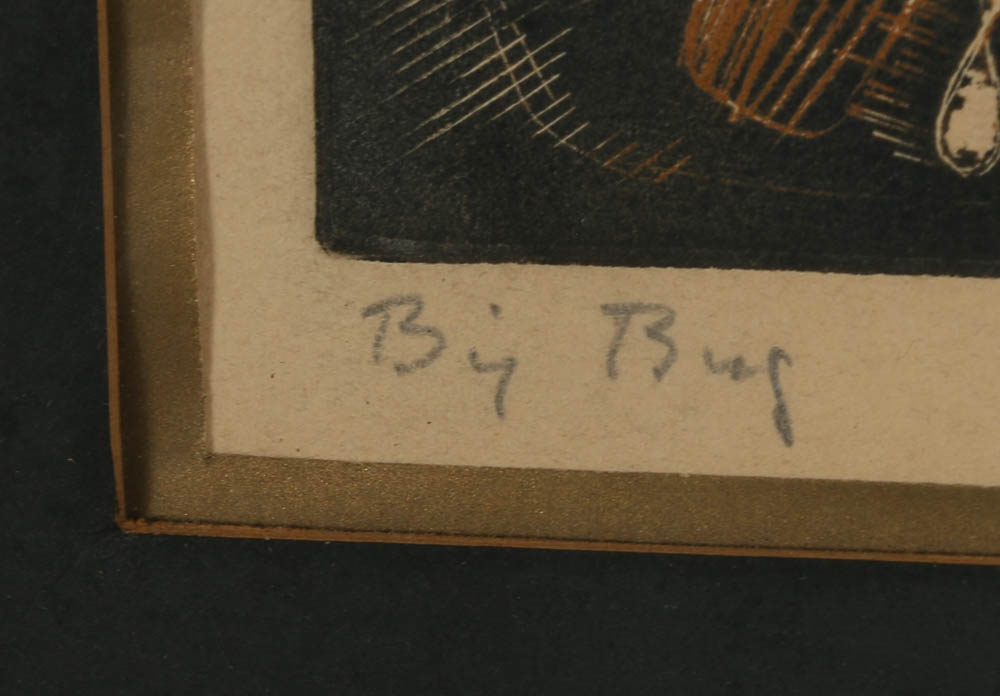 Chris Ritter Etching "Big Bug"