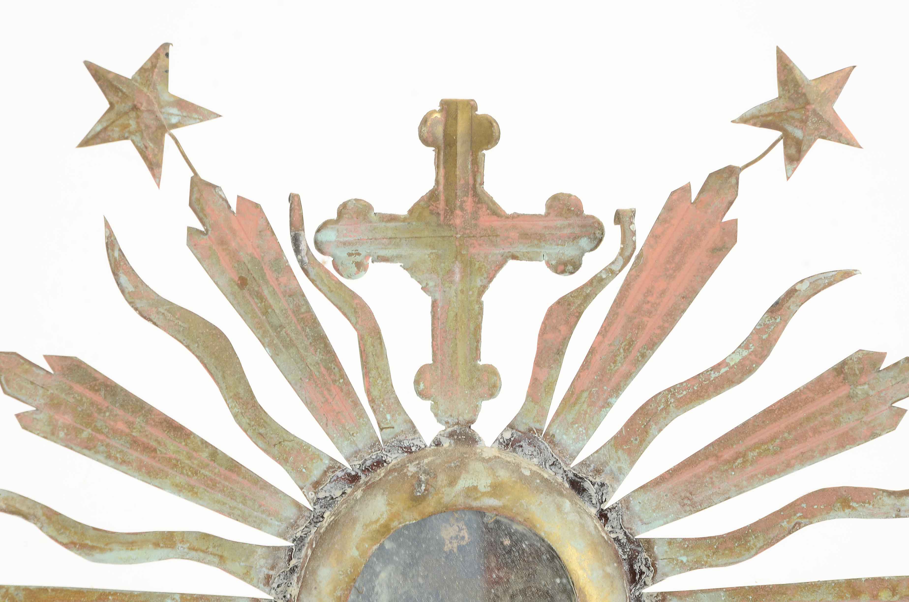 Religious Mexican Folk Art Candle Holders