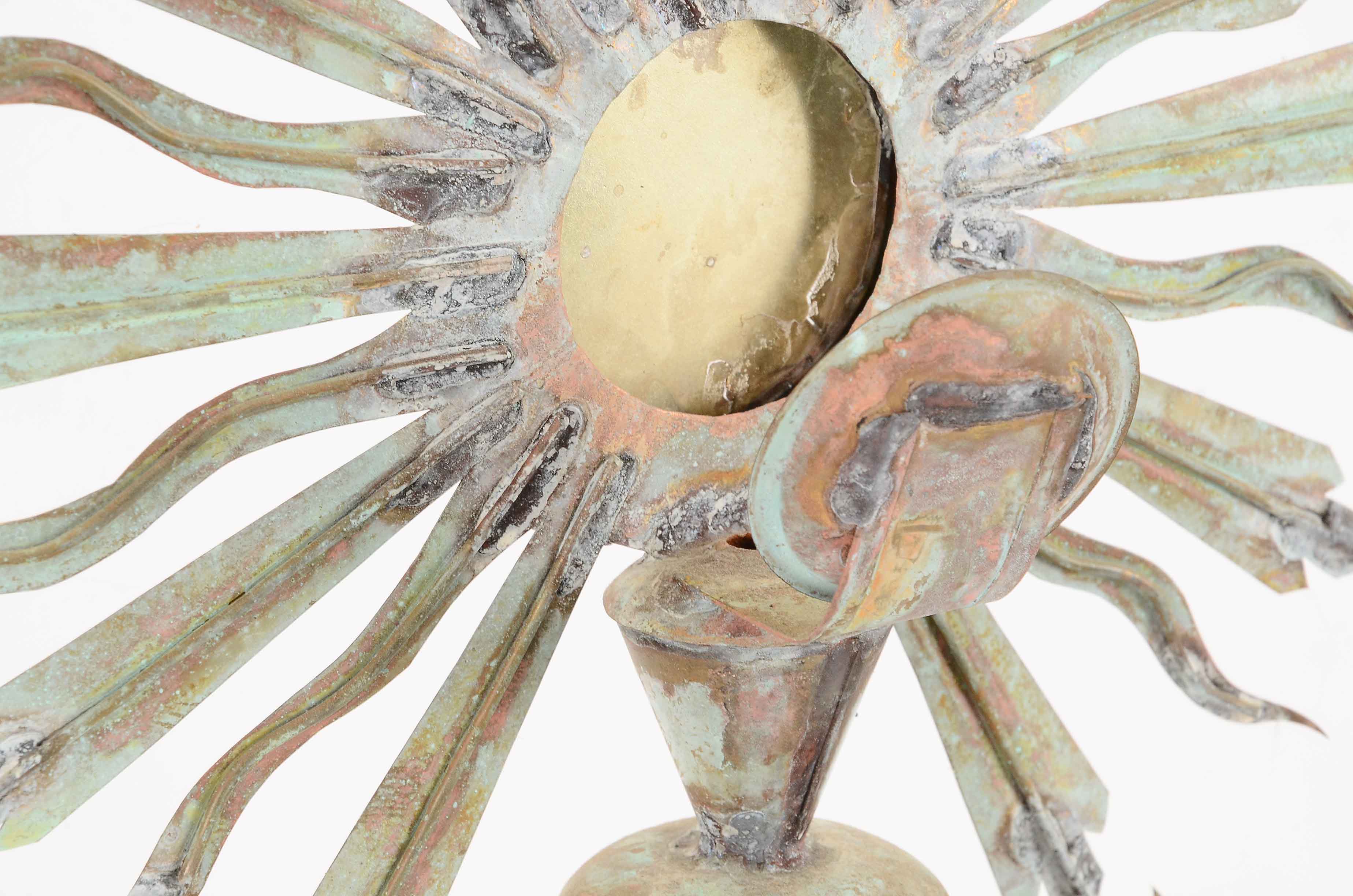 Religious Mexican Folk Art Candle Holders