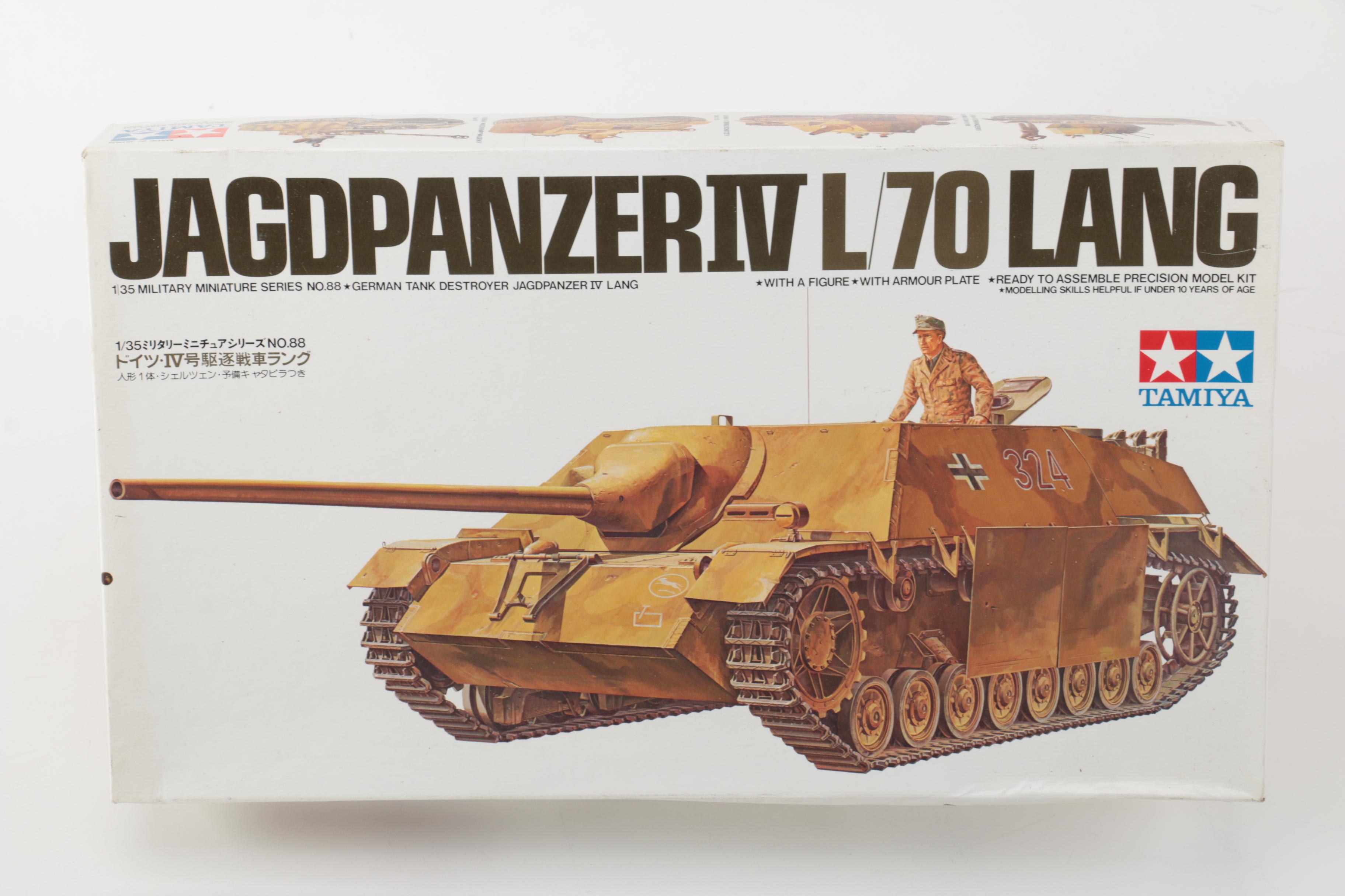 Vintage Tamiya Tank Model Kits