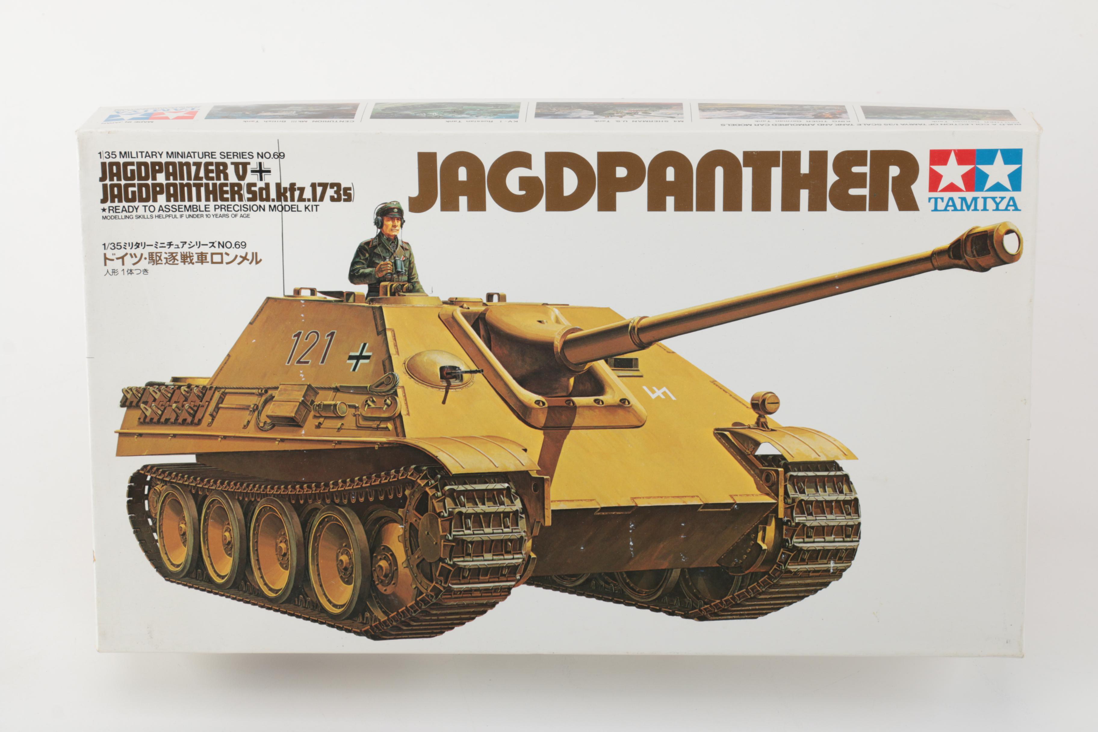 Vintage Tamiya Tank Model Kits
