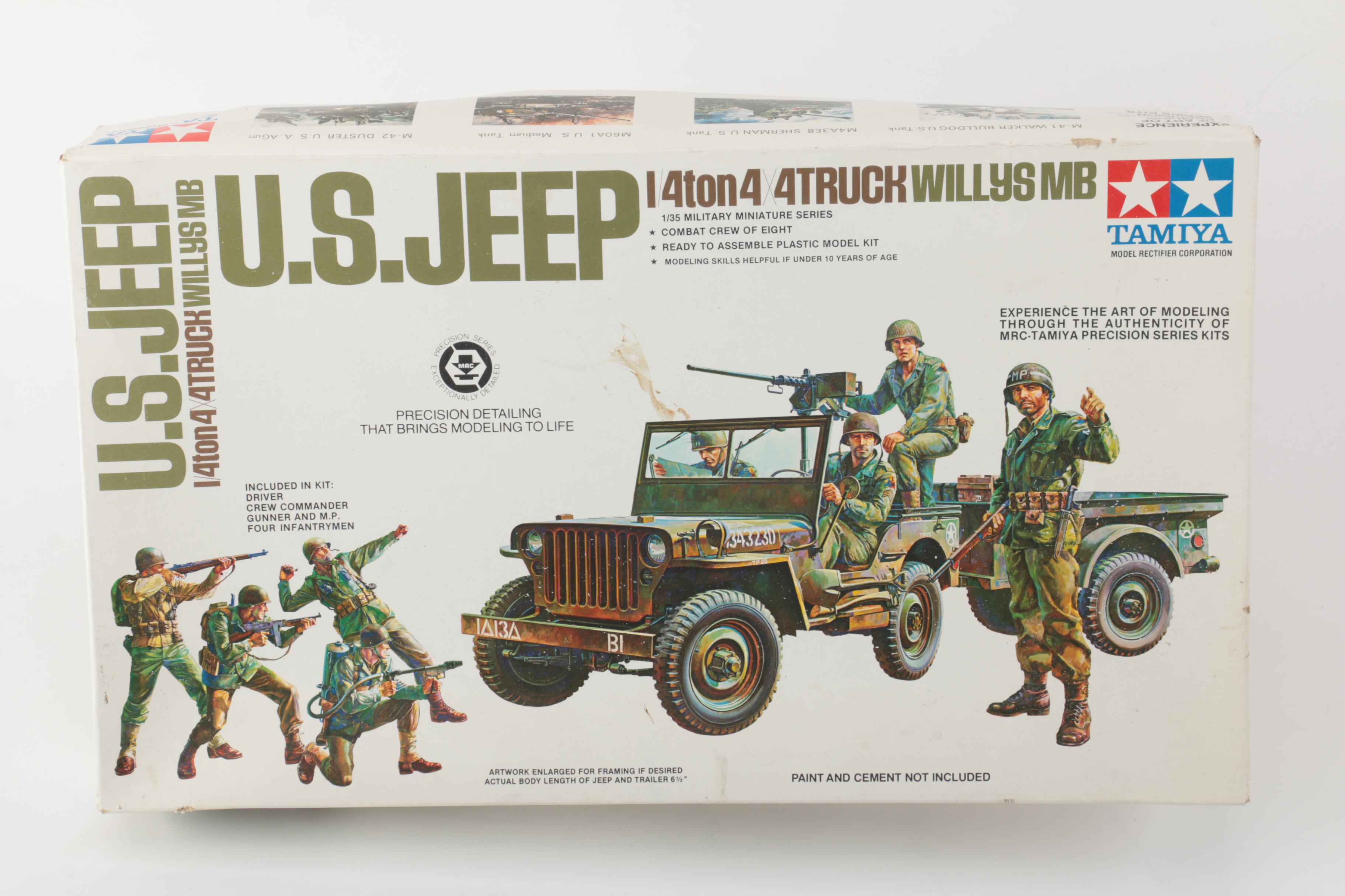 Vintage Tamiya Tank Model Kits