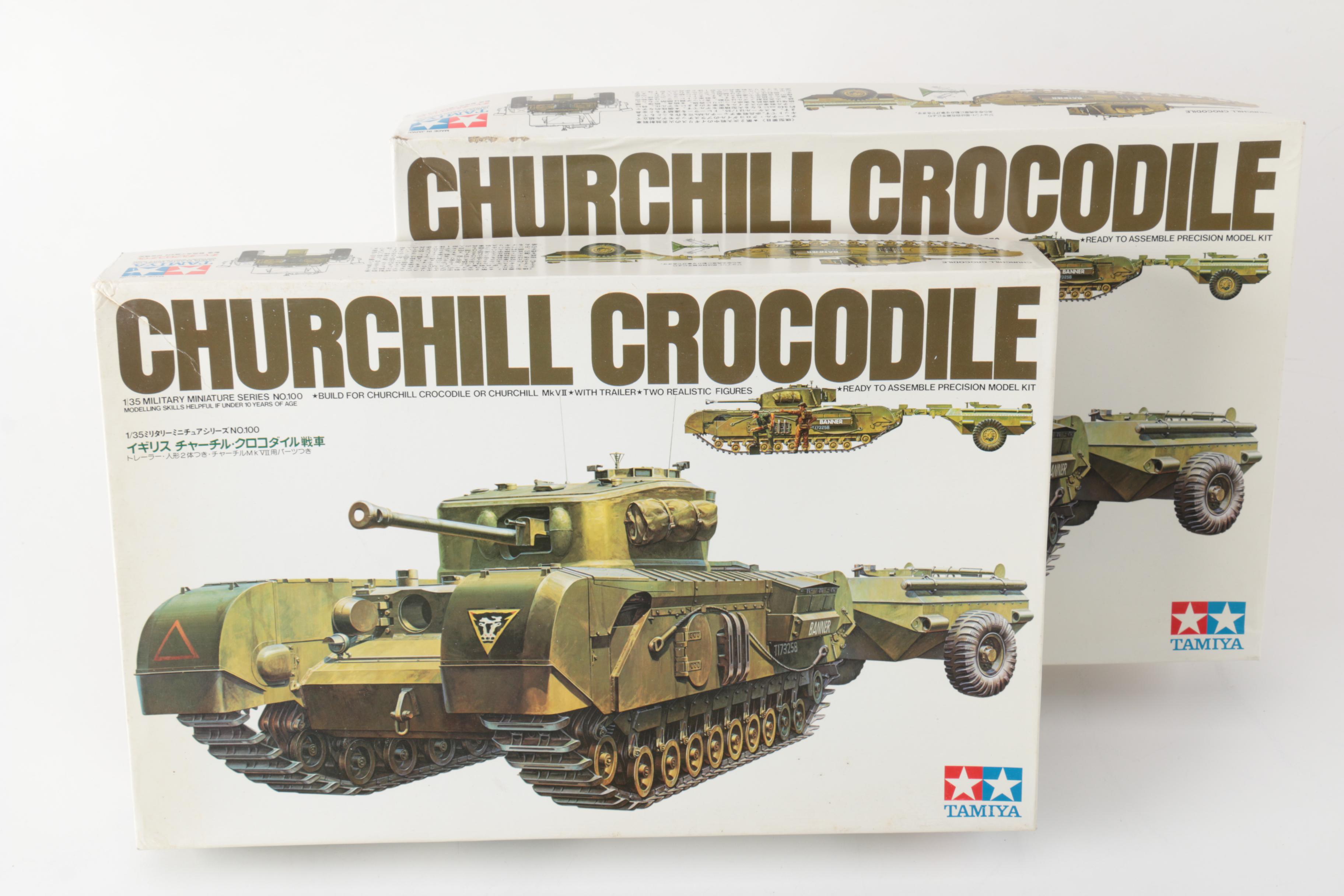 Vintage Tamiya Tank Model Kits