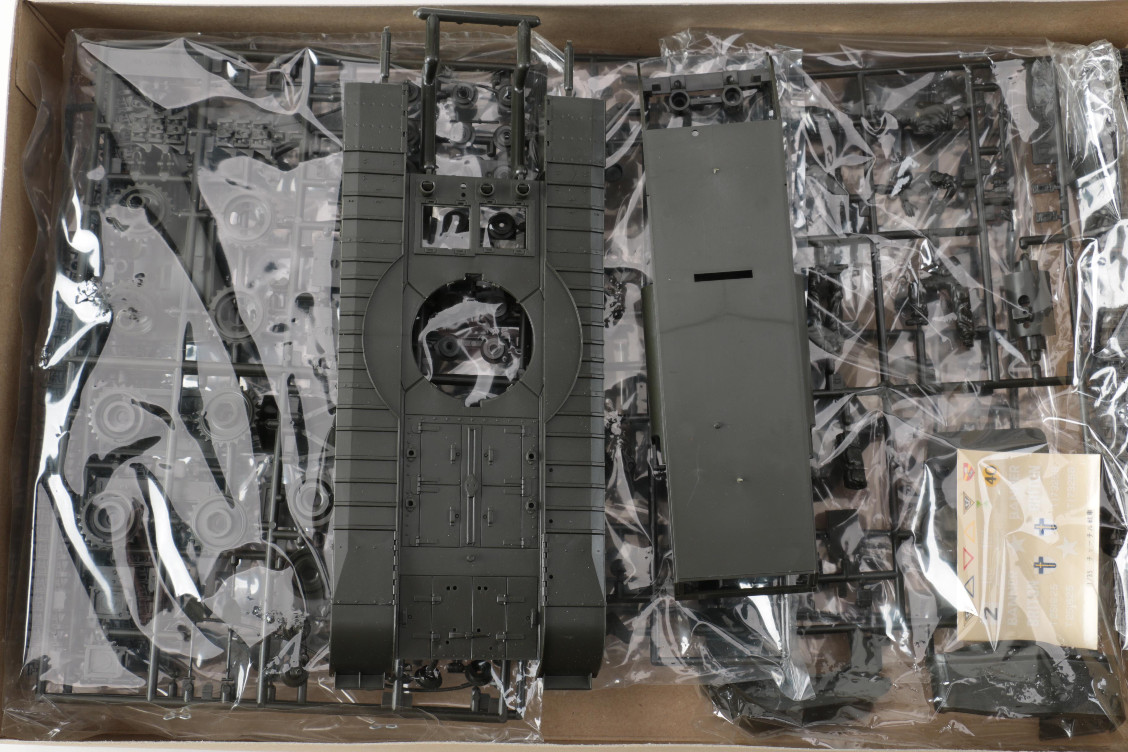 Vintage Tamiya Tank Model Kits