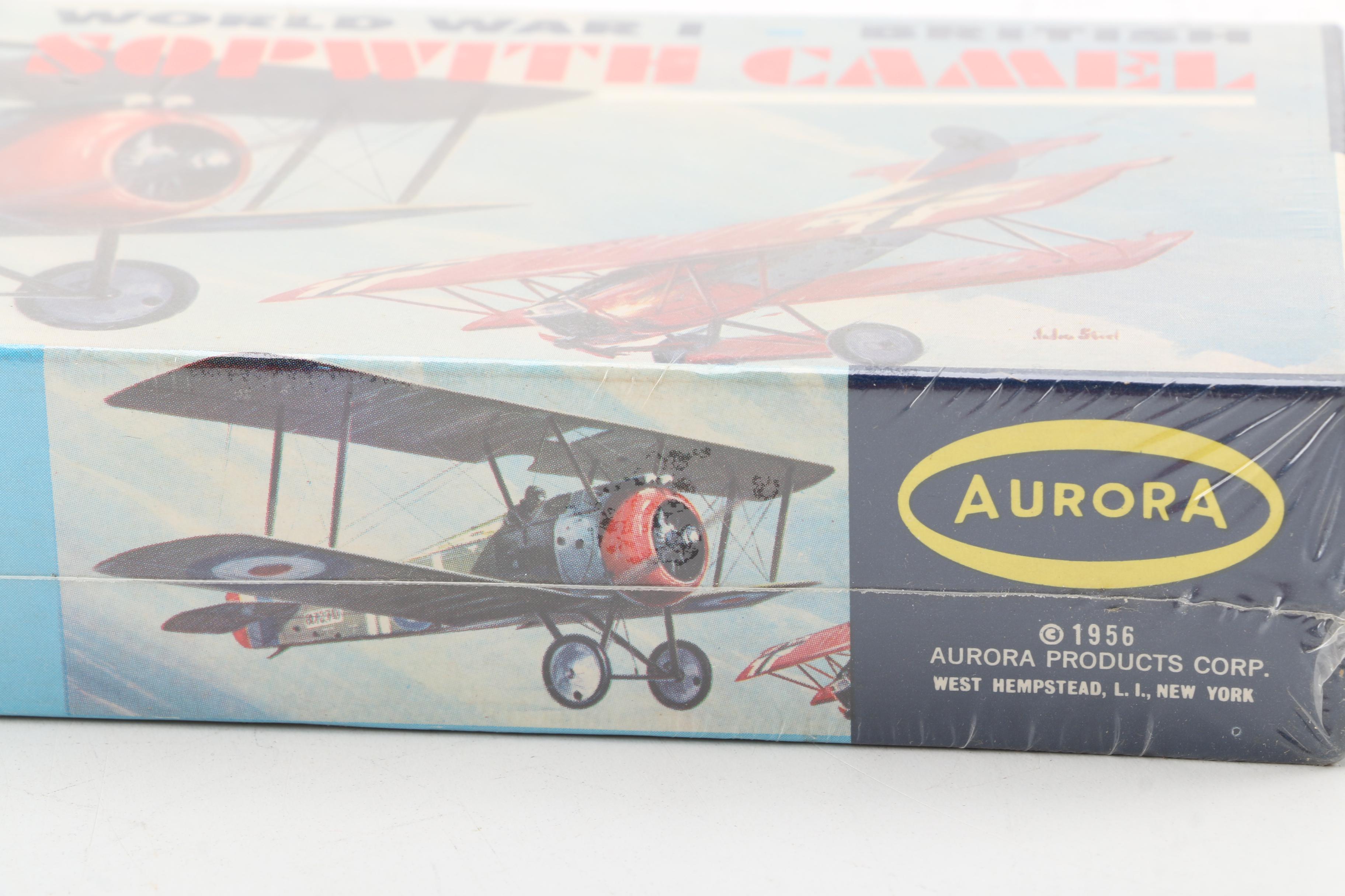 Vintage Aurora World War I Model Plane Kits