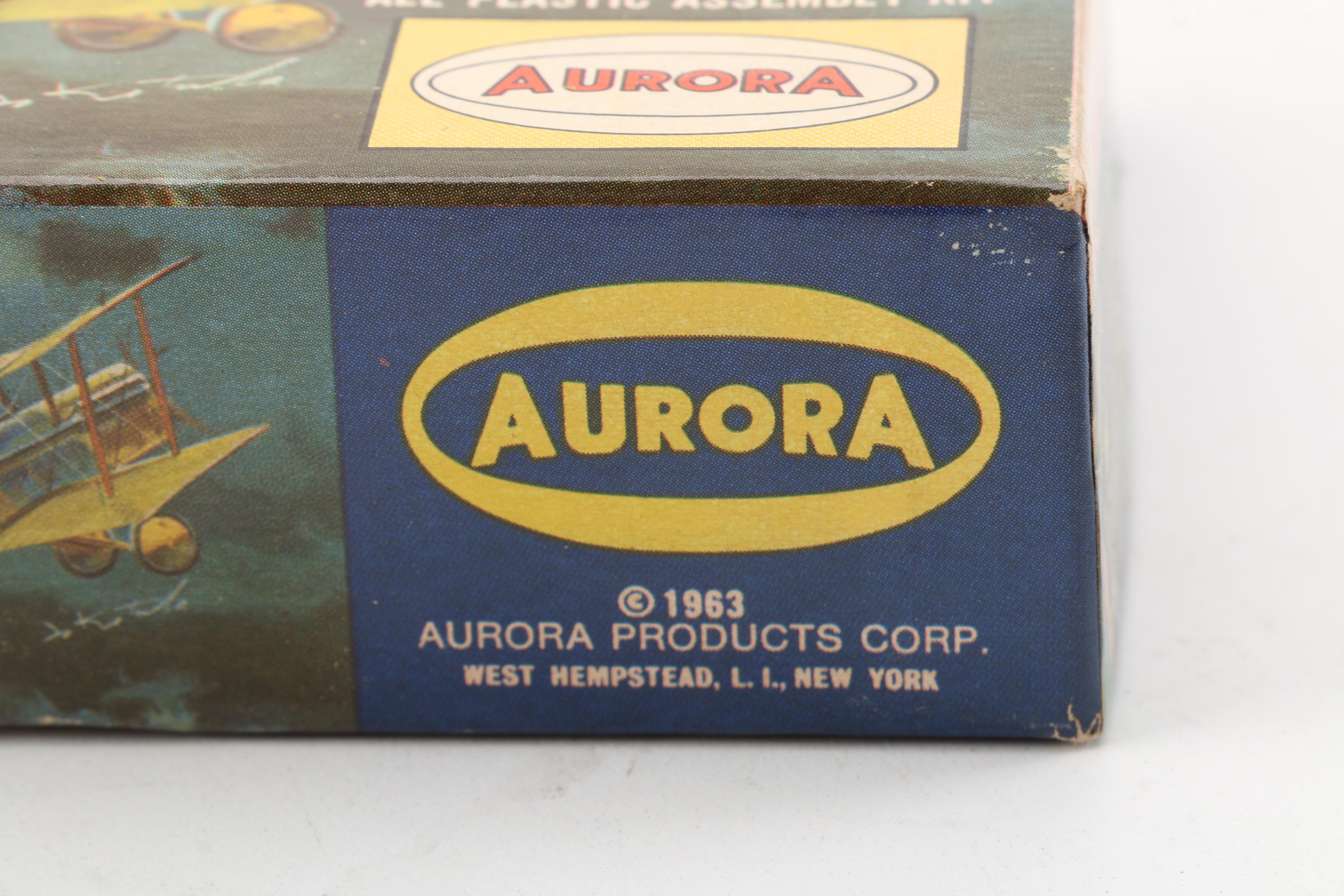 Vintage Aurora World War I Model Plane Kits