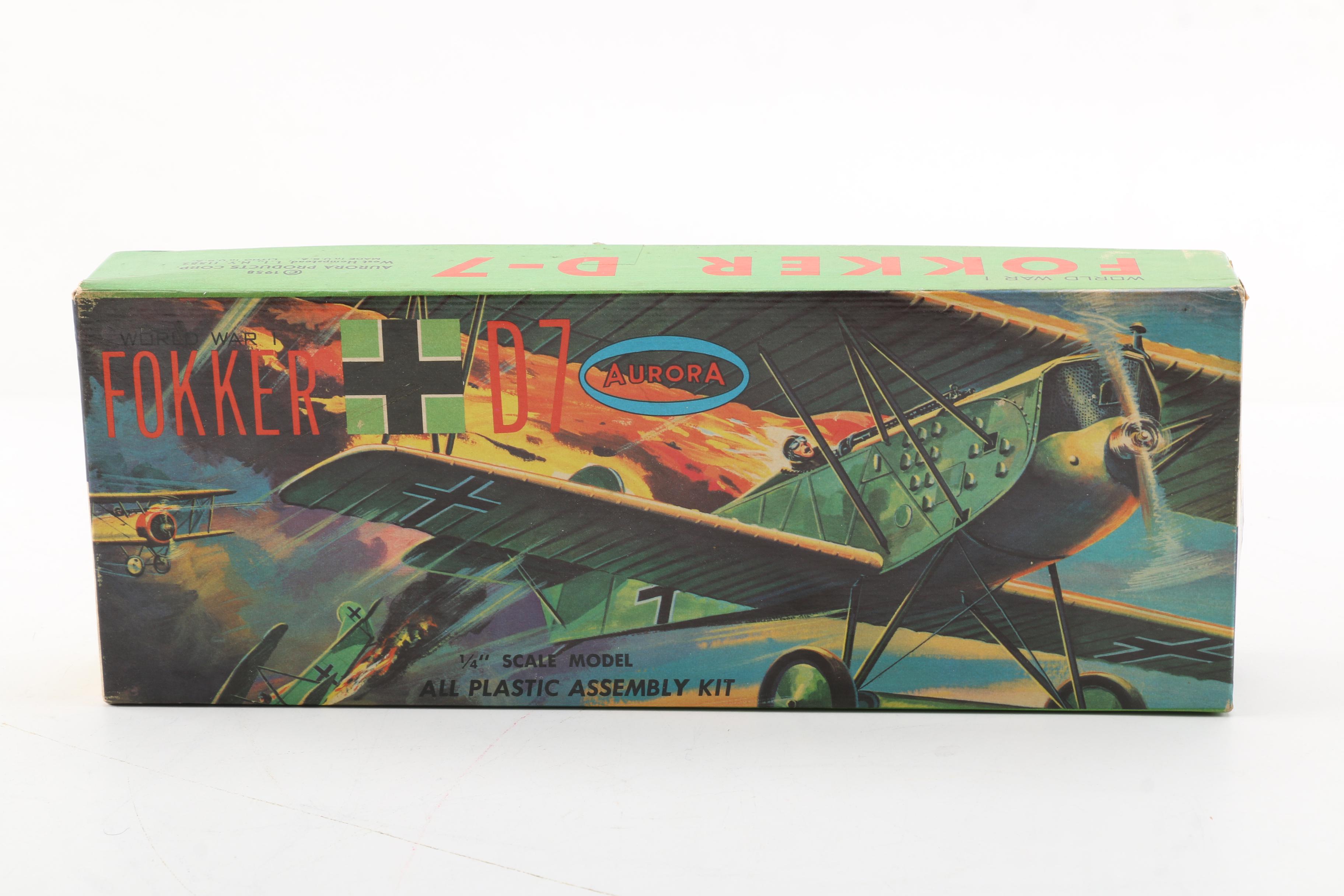 Vintage Aurora World War I Model Plane Kits