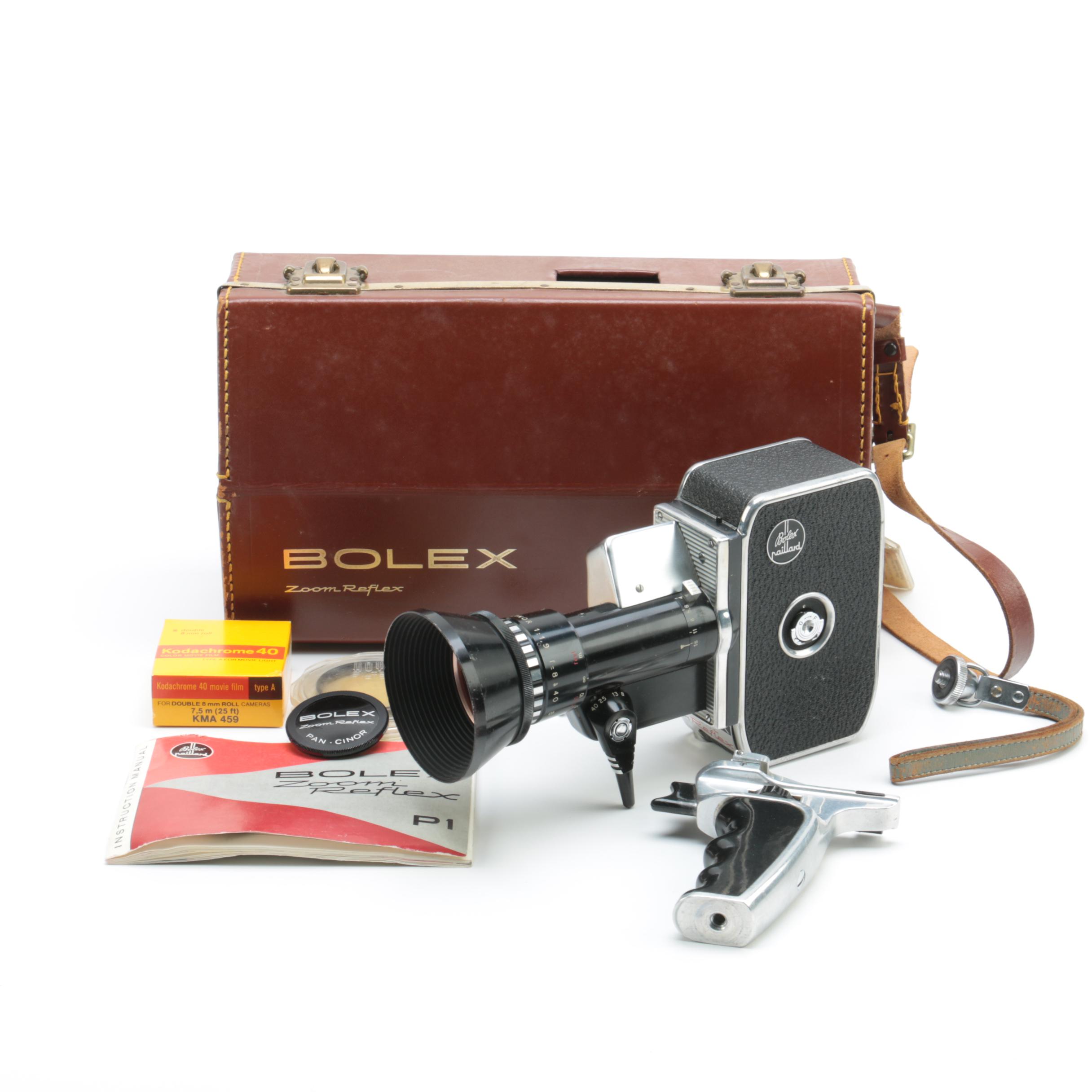 Vintage Bolex Camera with Case