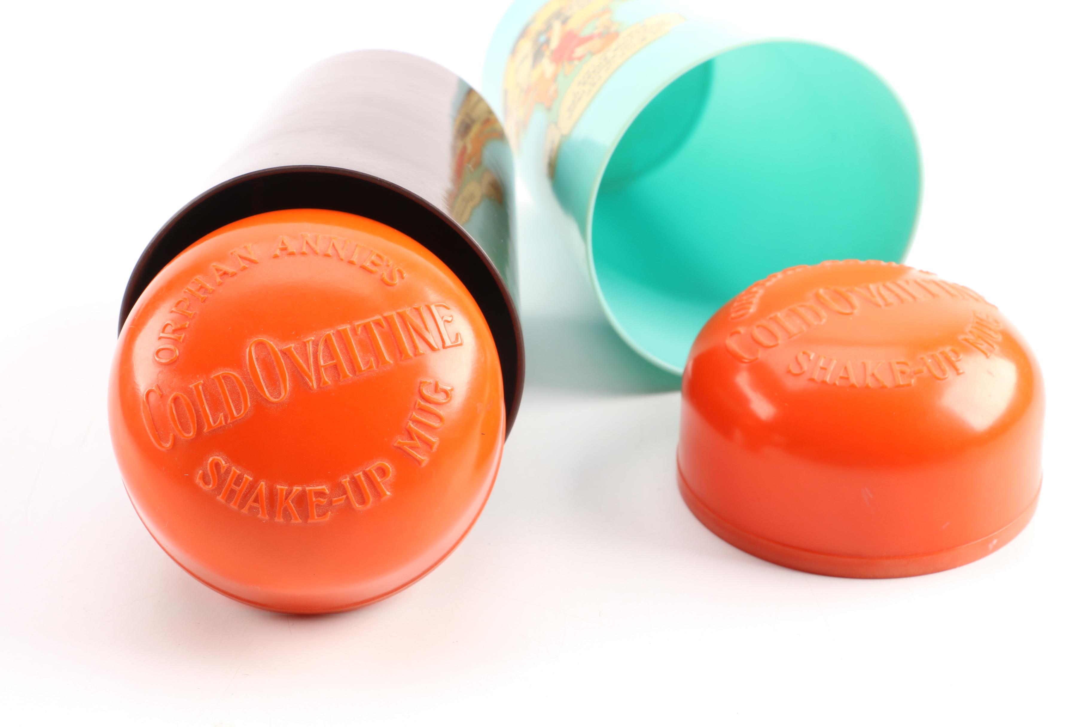 Vintage Comic Character Drinking Mugs Including Mickey and Minnie Mouse