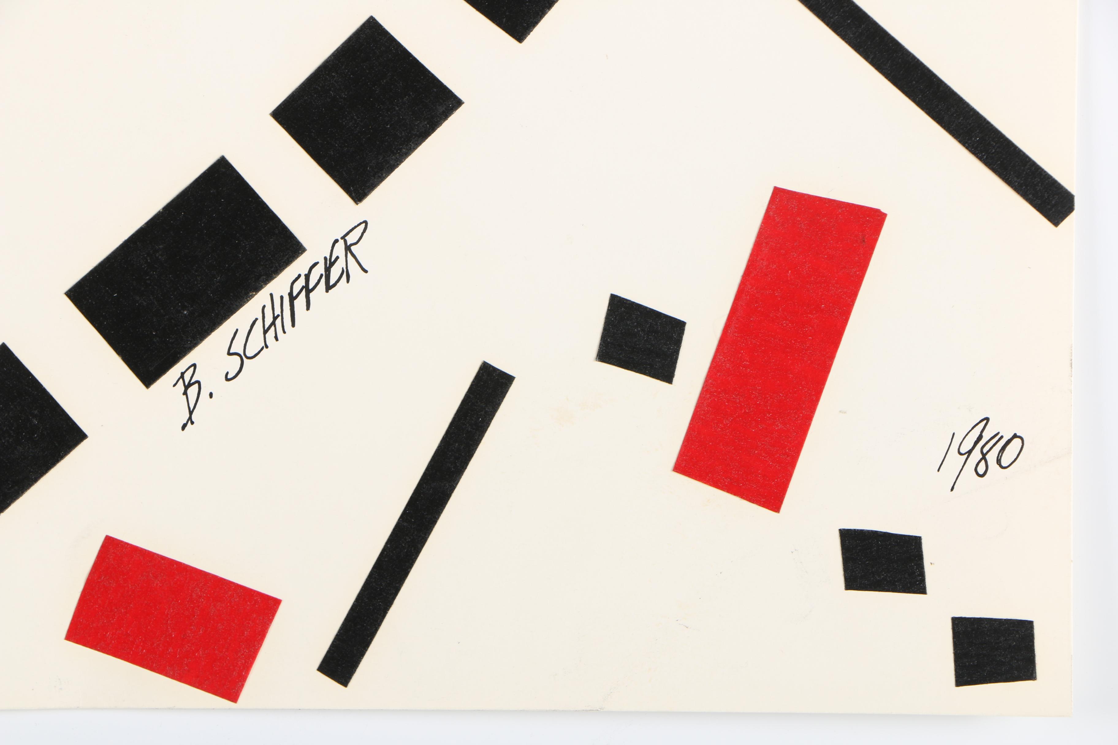 Collection of Bill Schiffer 1980s-90s Cut Paper Collages