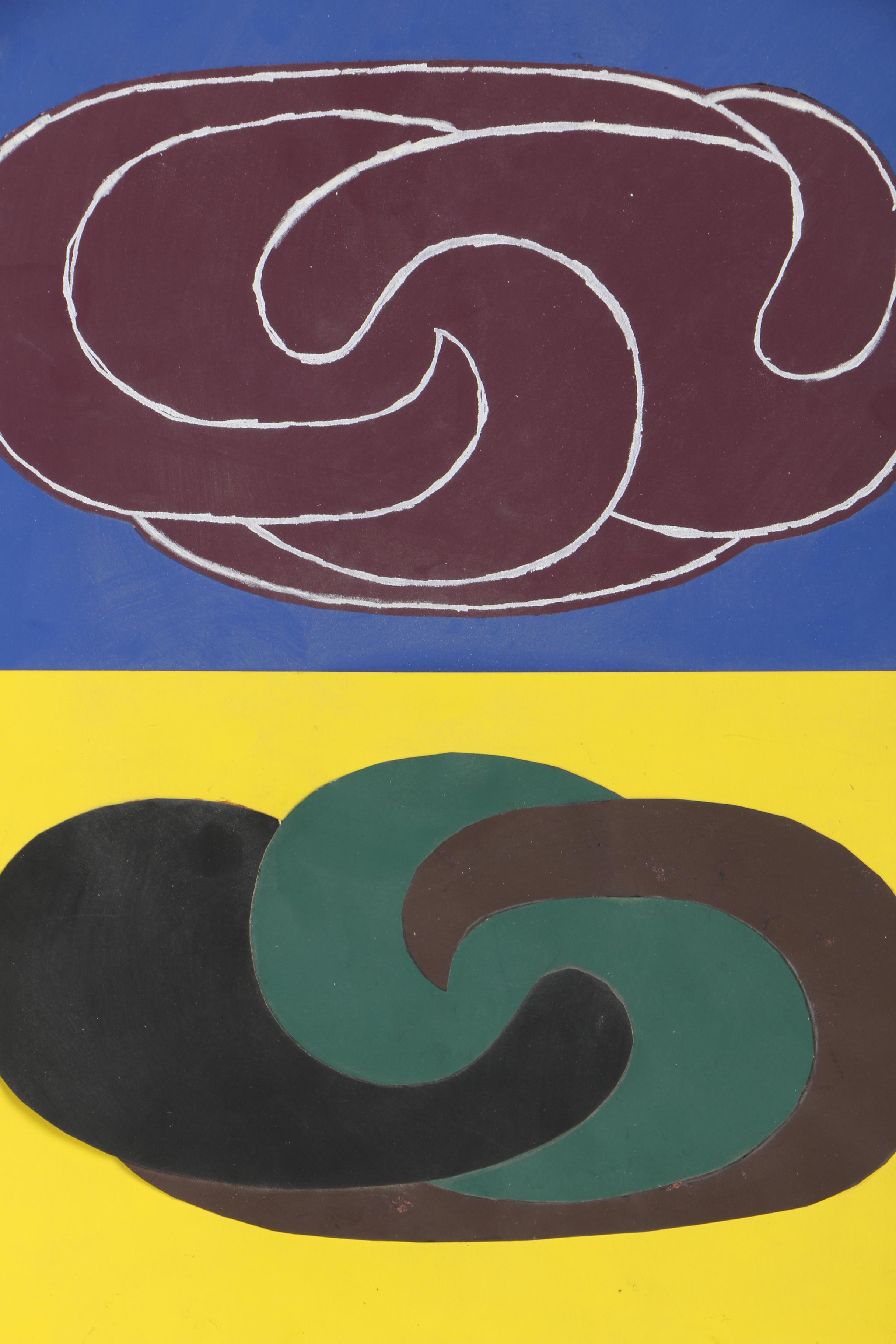 Collection of Bill Schiffer 1980s-90s Cut Paper Collages