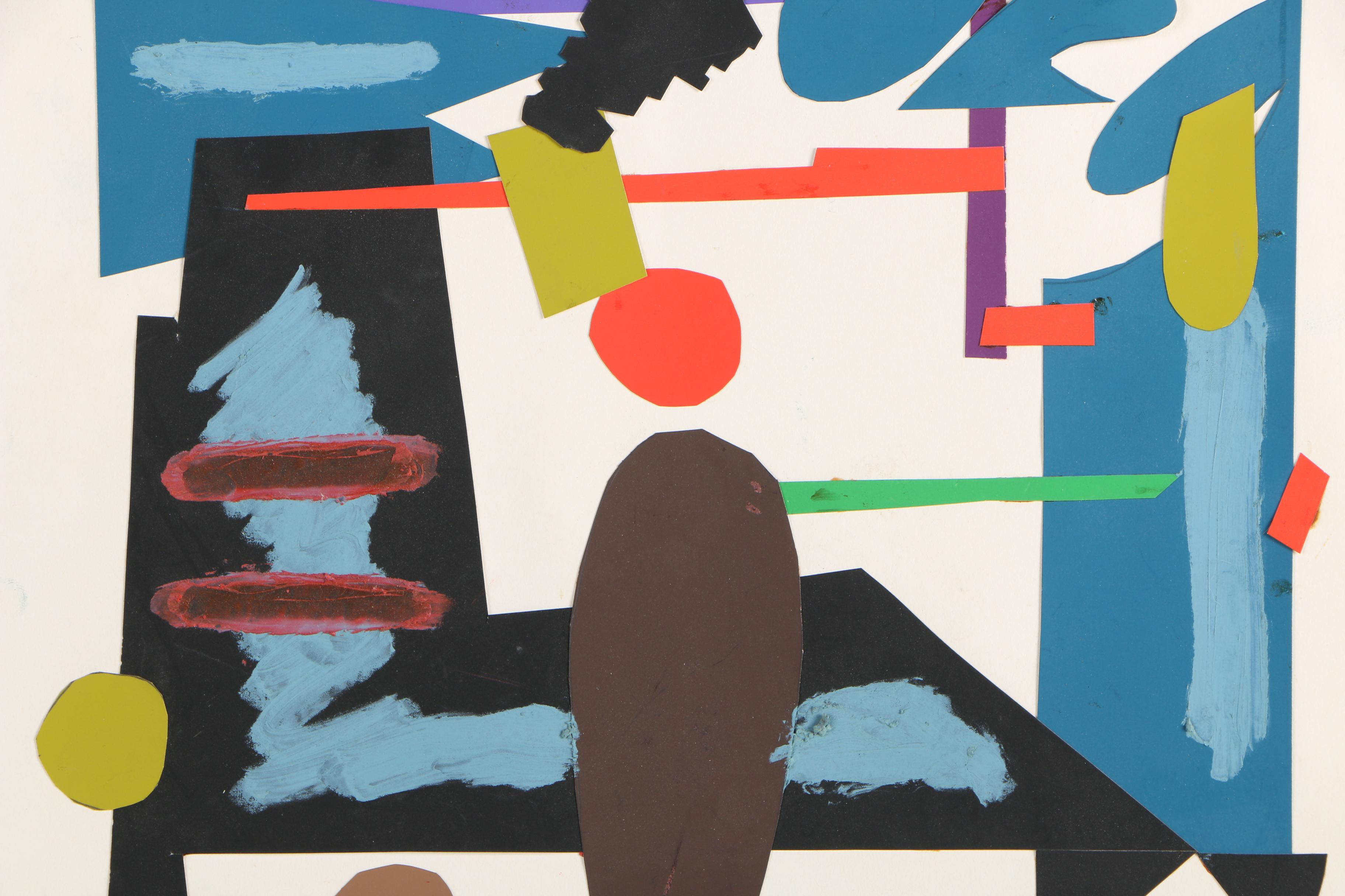 Collection of Bill Schiffer 1980s-90s Cut Paper Collages