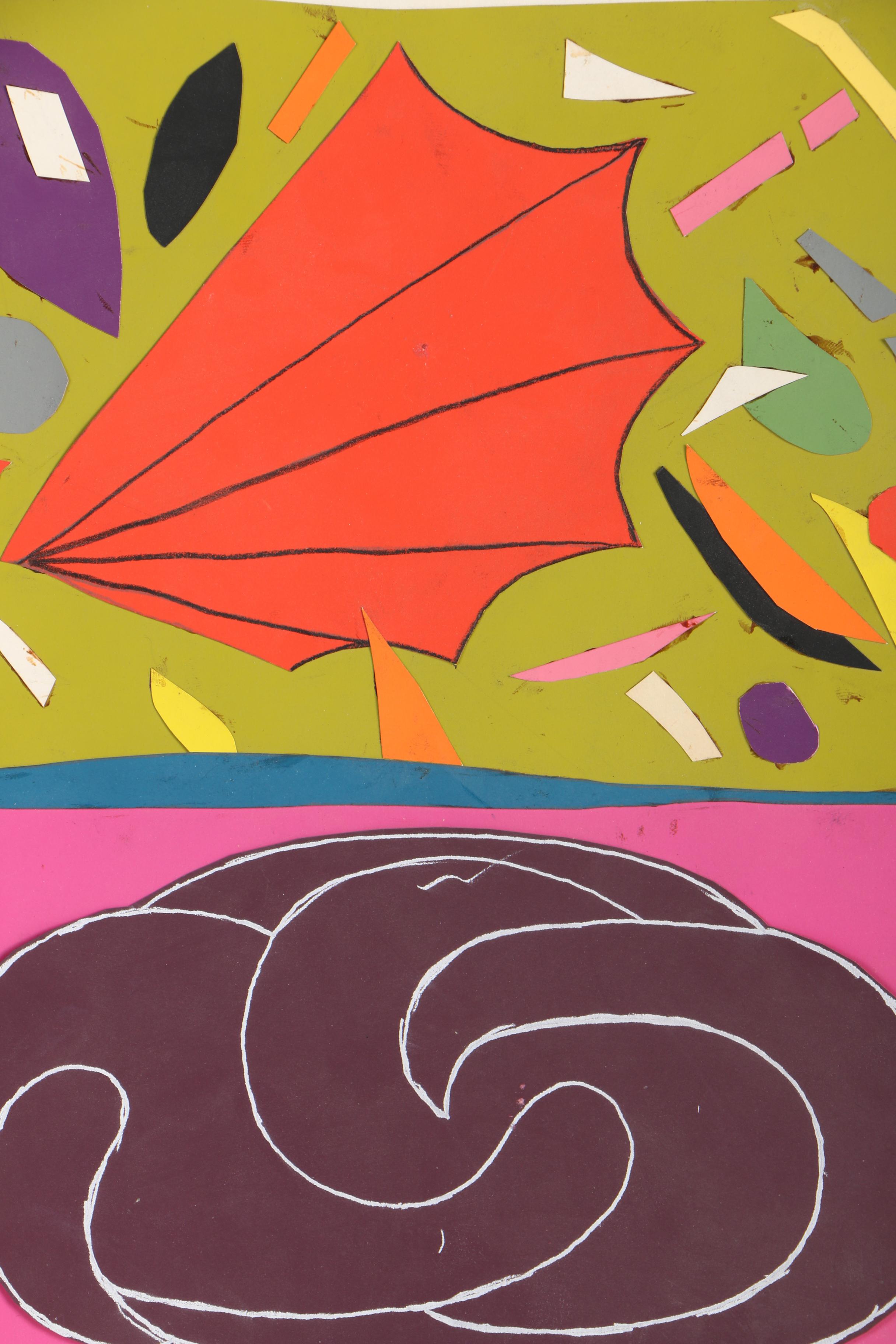 Collection of Bill Schiffer 1980s-90s Cut Paper Collages