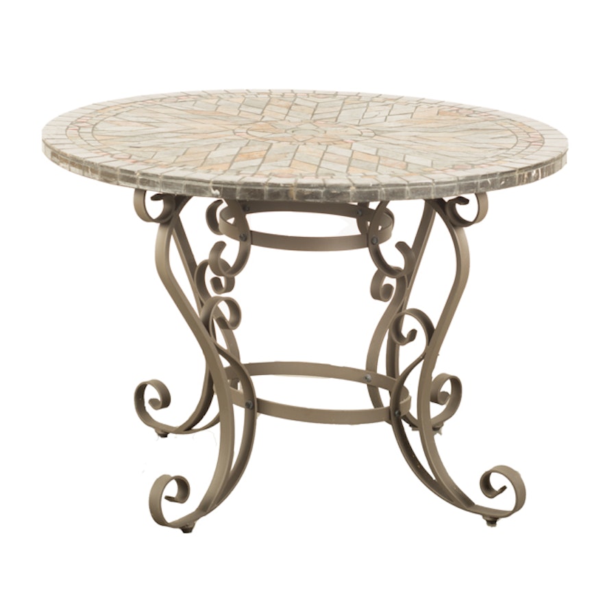 Mosaic Top Patio Table