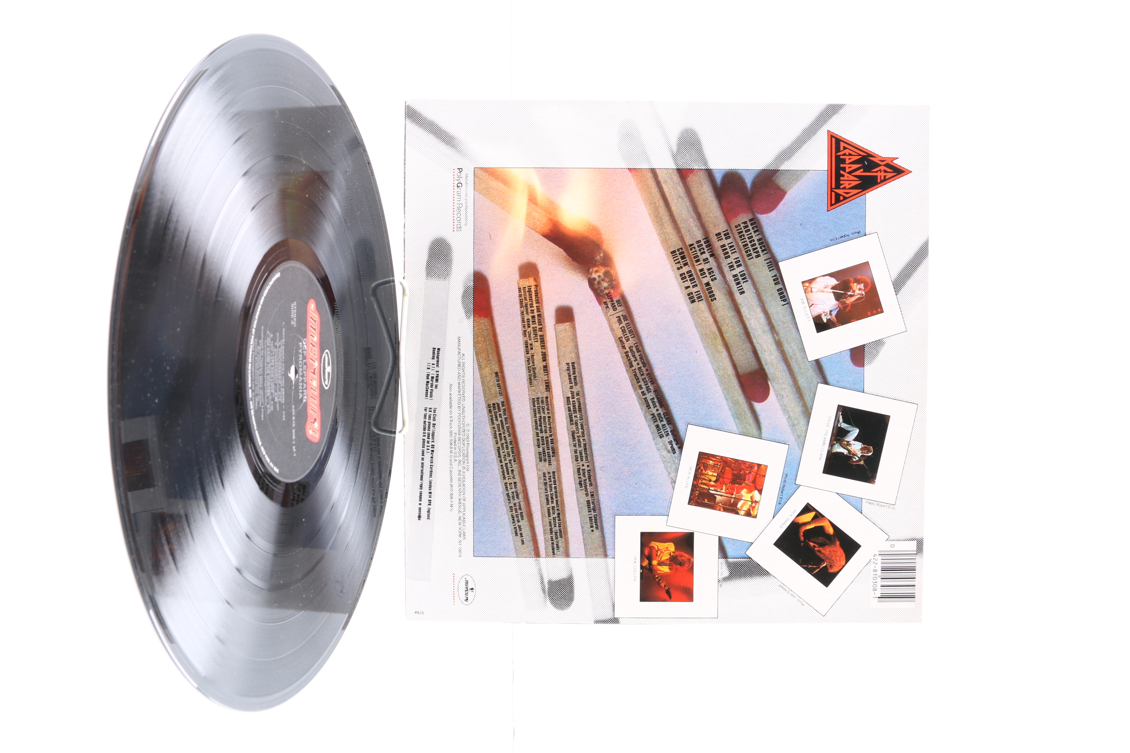 Def Leppard "Pyromania" LP and CD with "Hysteria" Classic Albums DVD