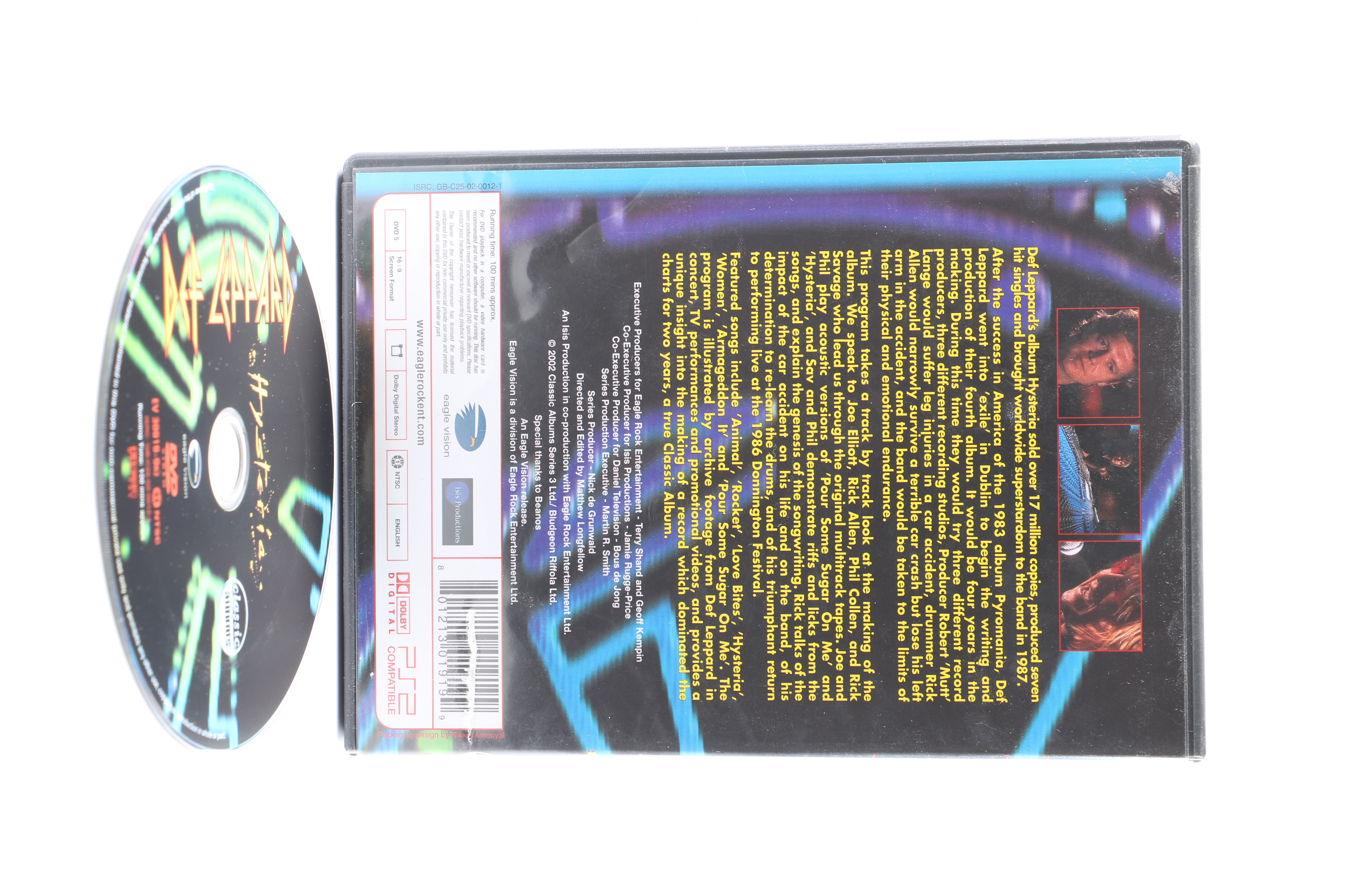 Def Leppard "Pyromania" LP and CD with "Hysteria" Classic Albums DVD