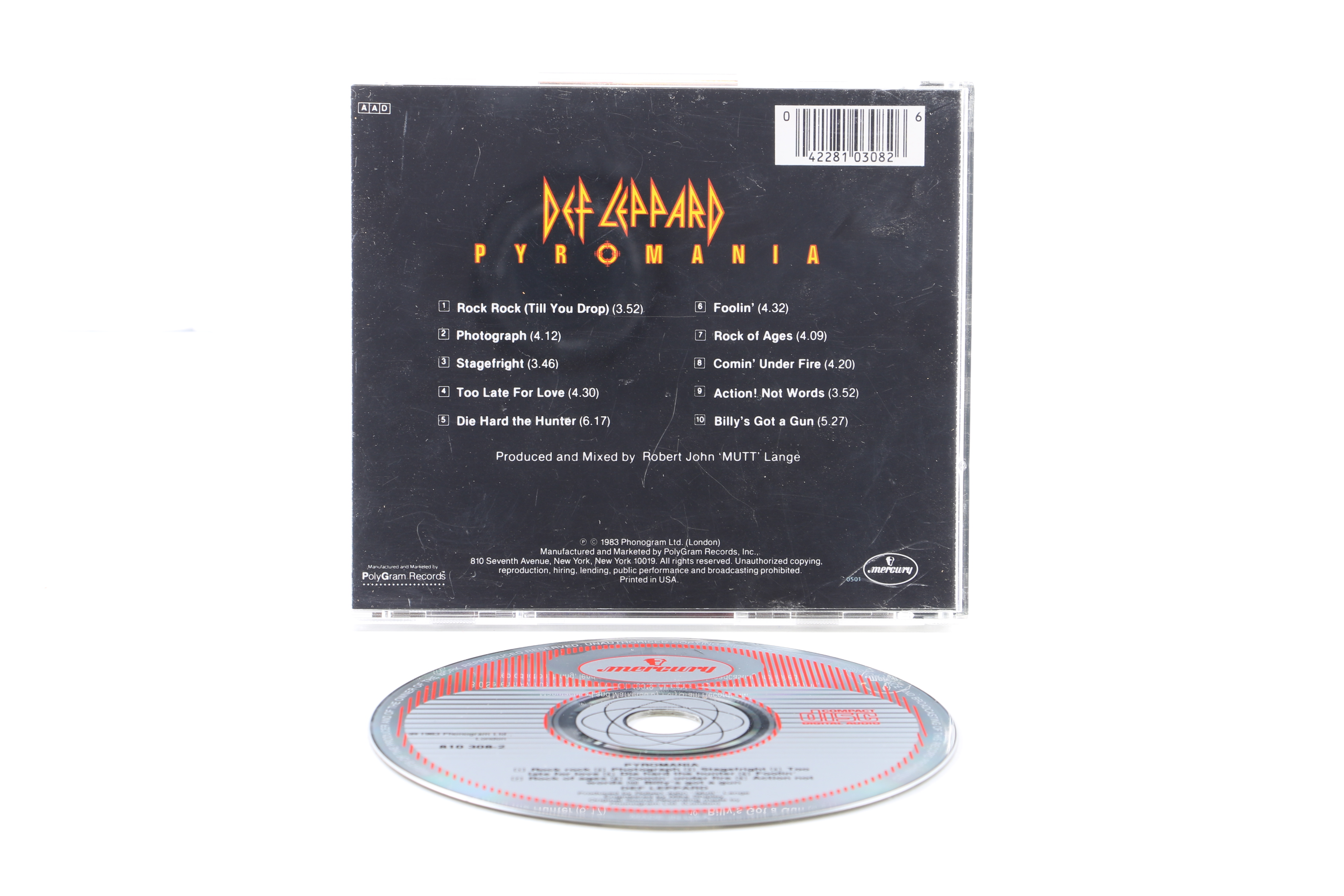 Def Leppard "Pyromania" LP and CD with "Hysteria" Classic Albums DVD