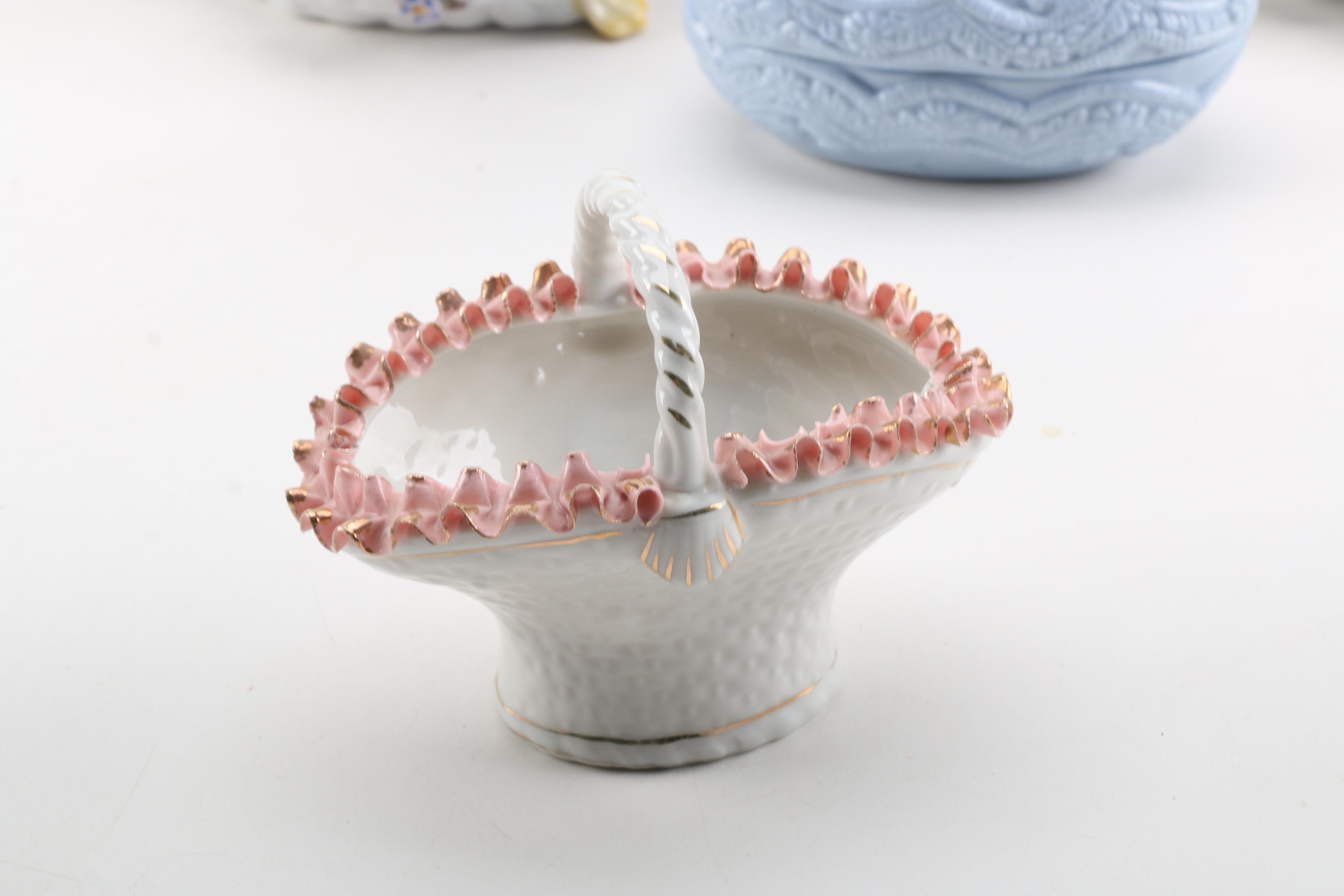 Hand Painted Porcelain Figurines Featuring Ucagco Japan