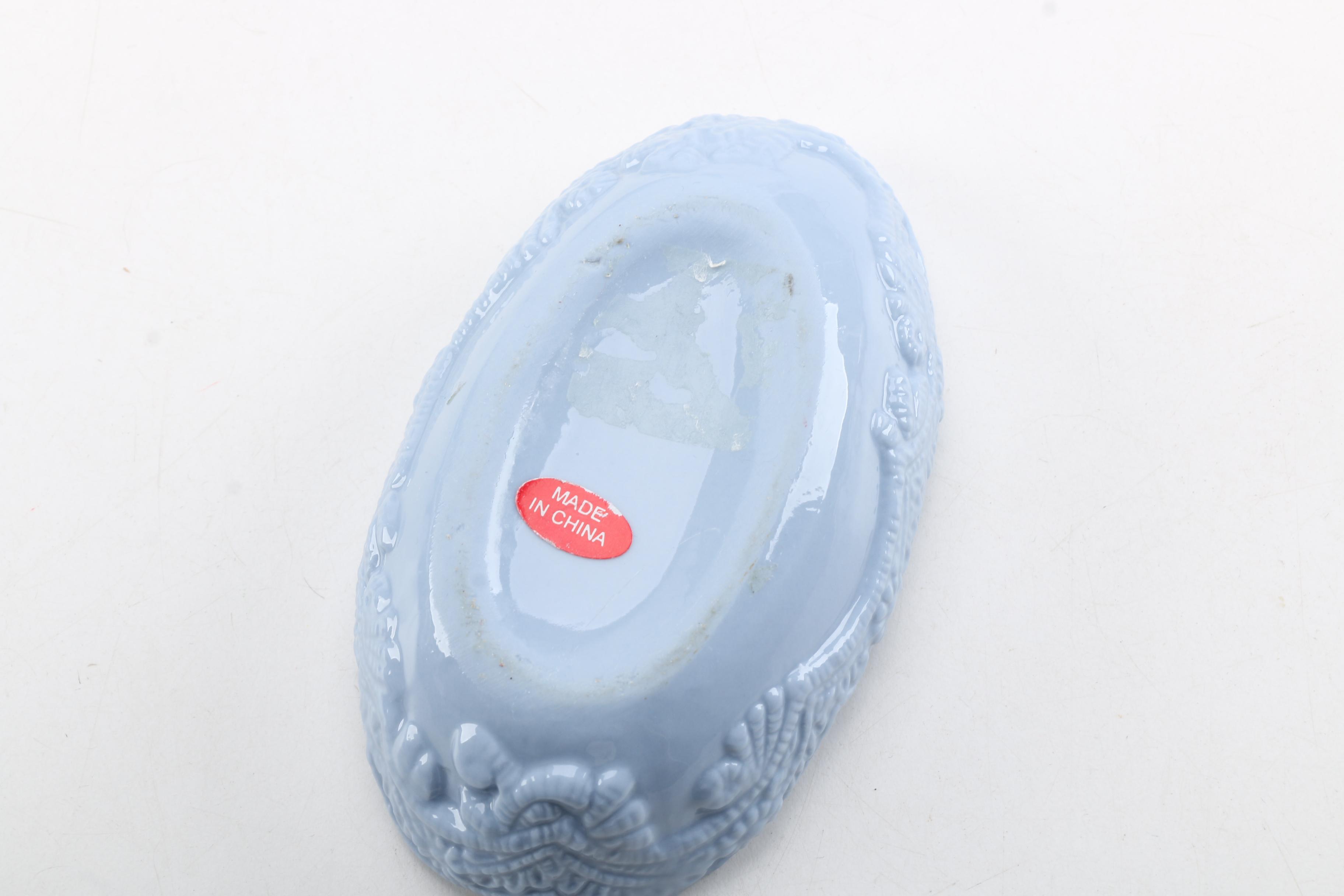 Hand Painted Porcelain Figurines Featuring Ucagco Japan