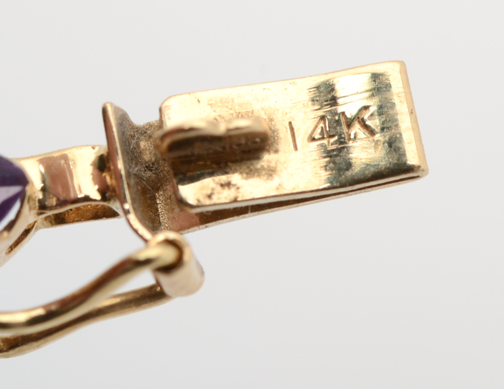 14K Yellow Gold Multi-Gemstone Bracelet