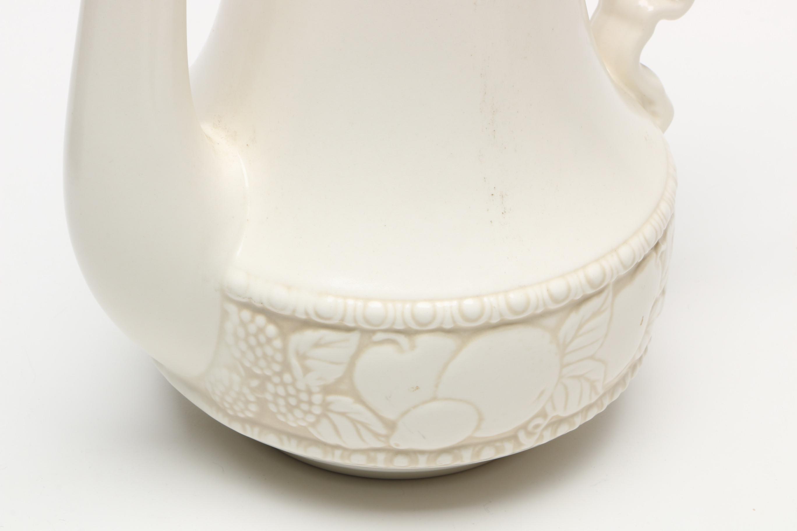 Ceramic Serveware Including Jaliang Teapot