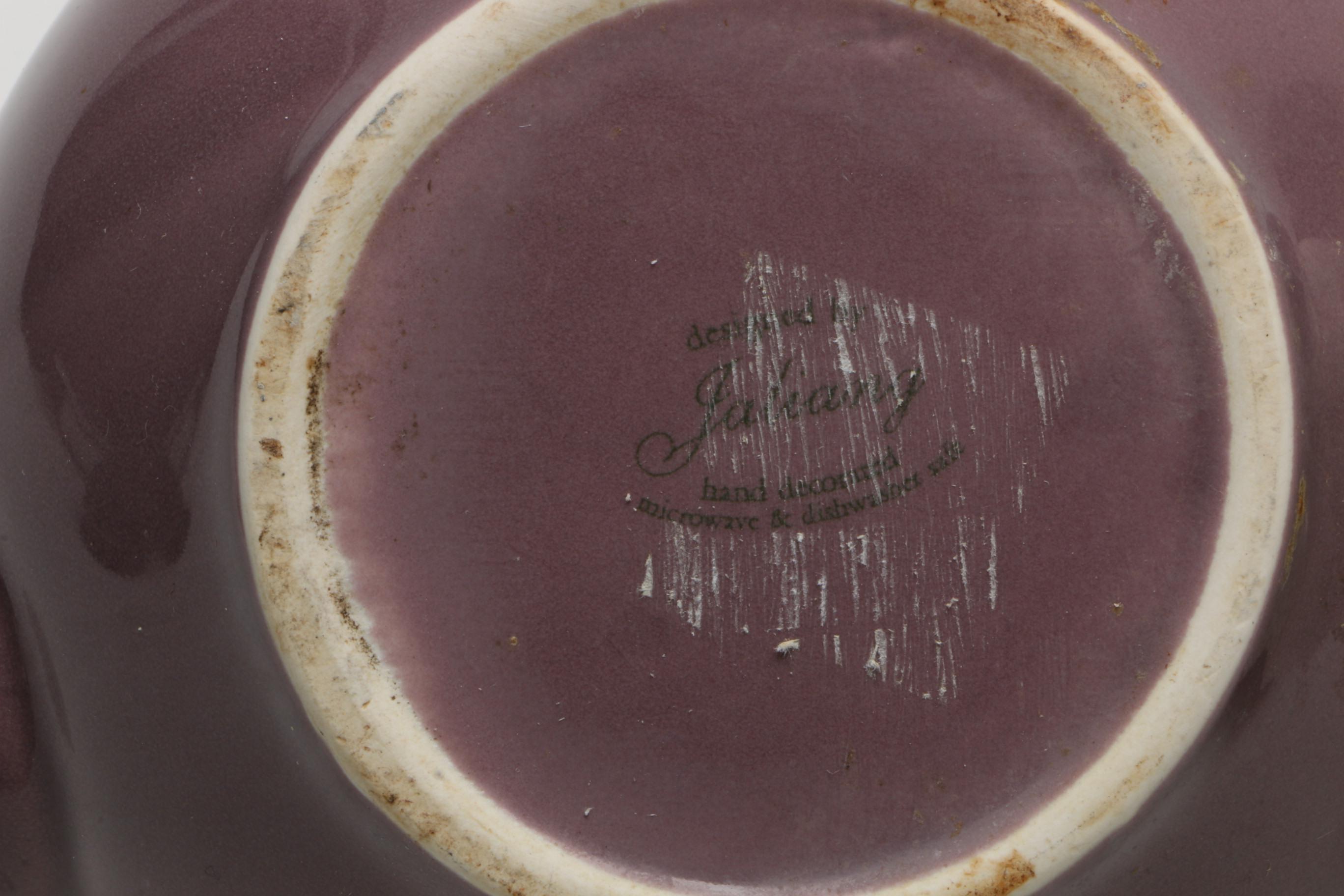 Ceramic Serveware Including Jaliang Teapot