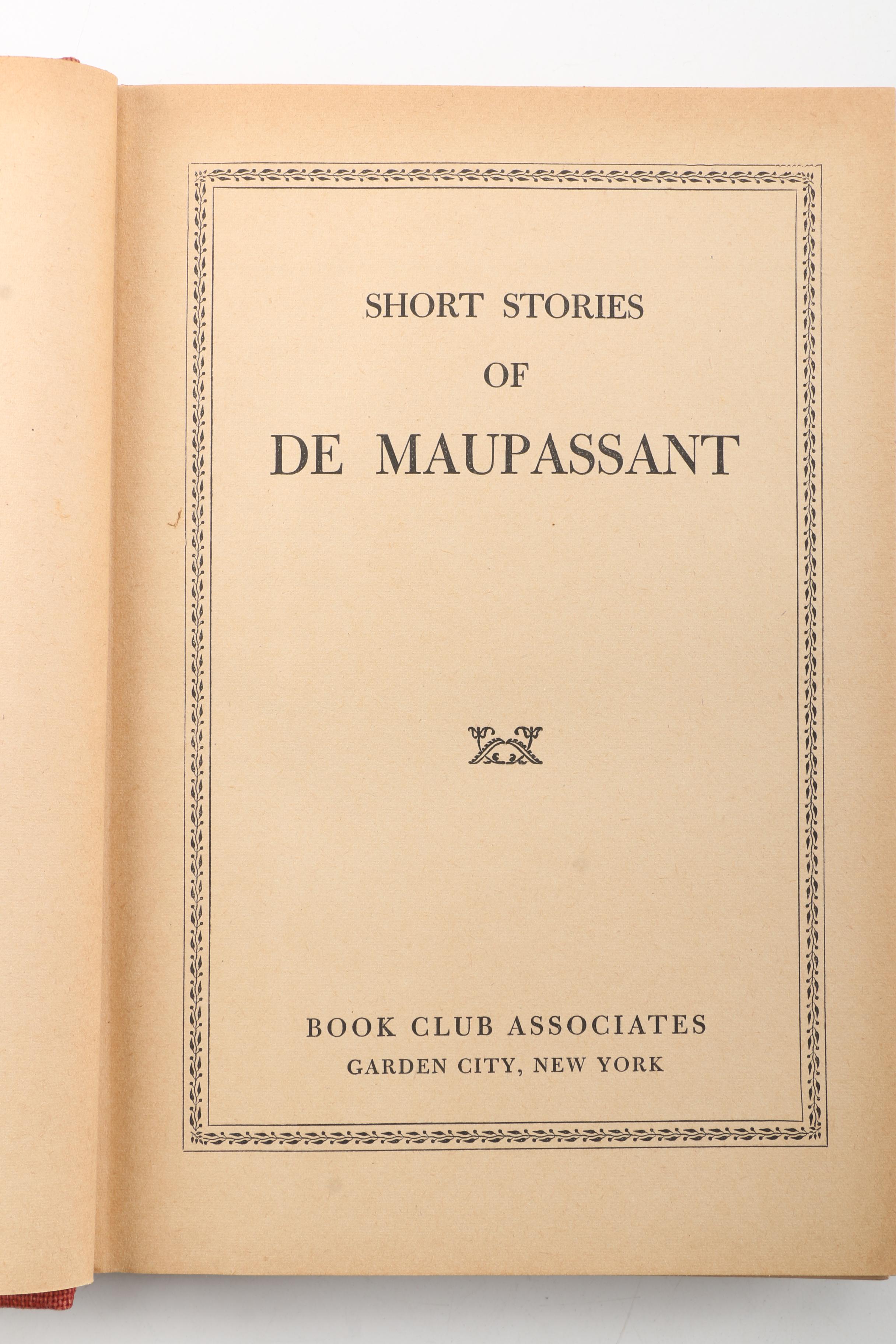 Book Club Associates Literary Anthologies