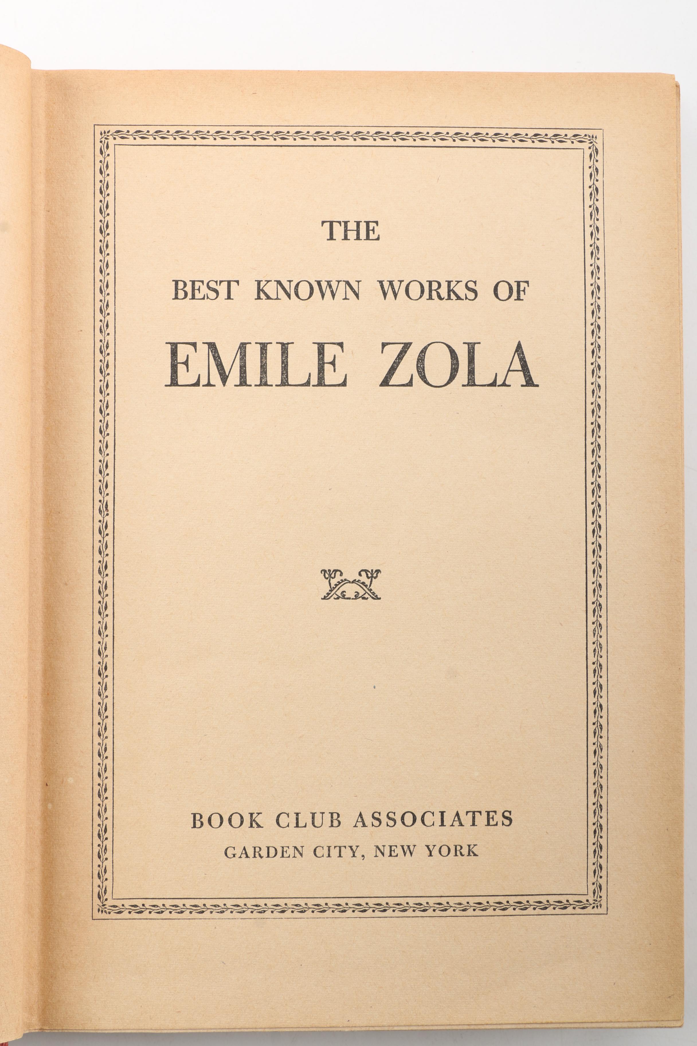 Book Club Associates Literary Anthologies