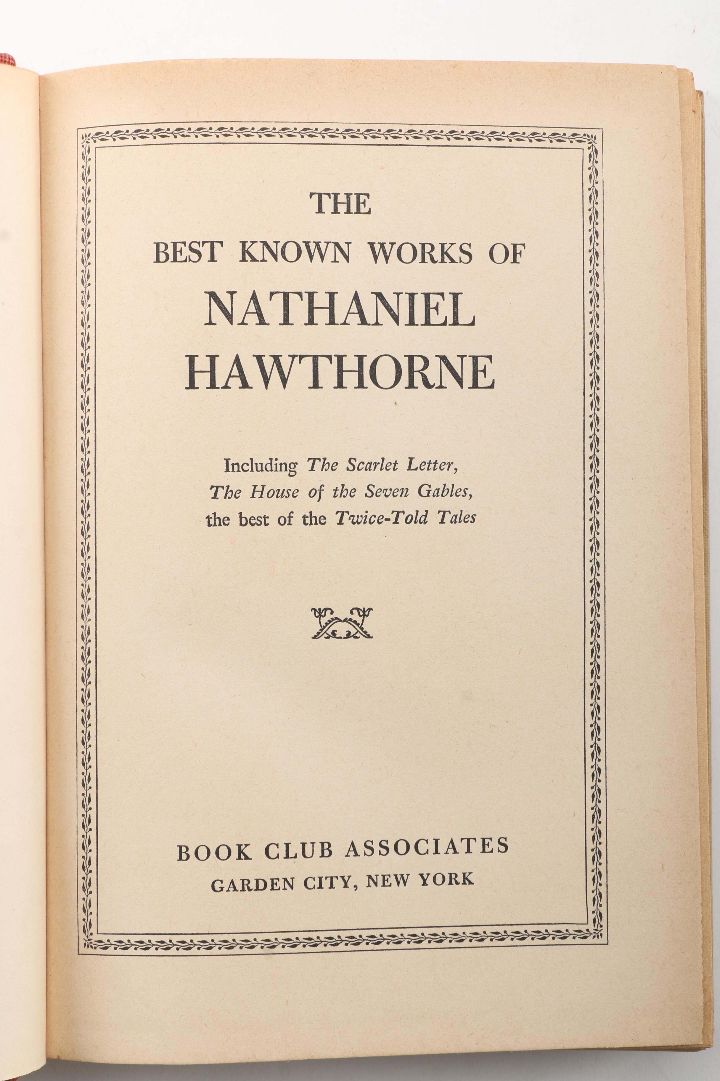 Book Club Associates Literary Anthologies